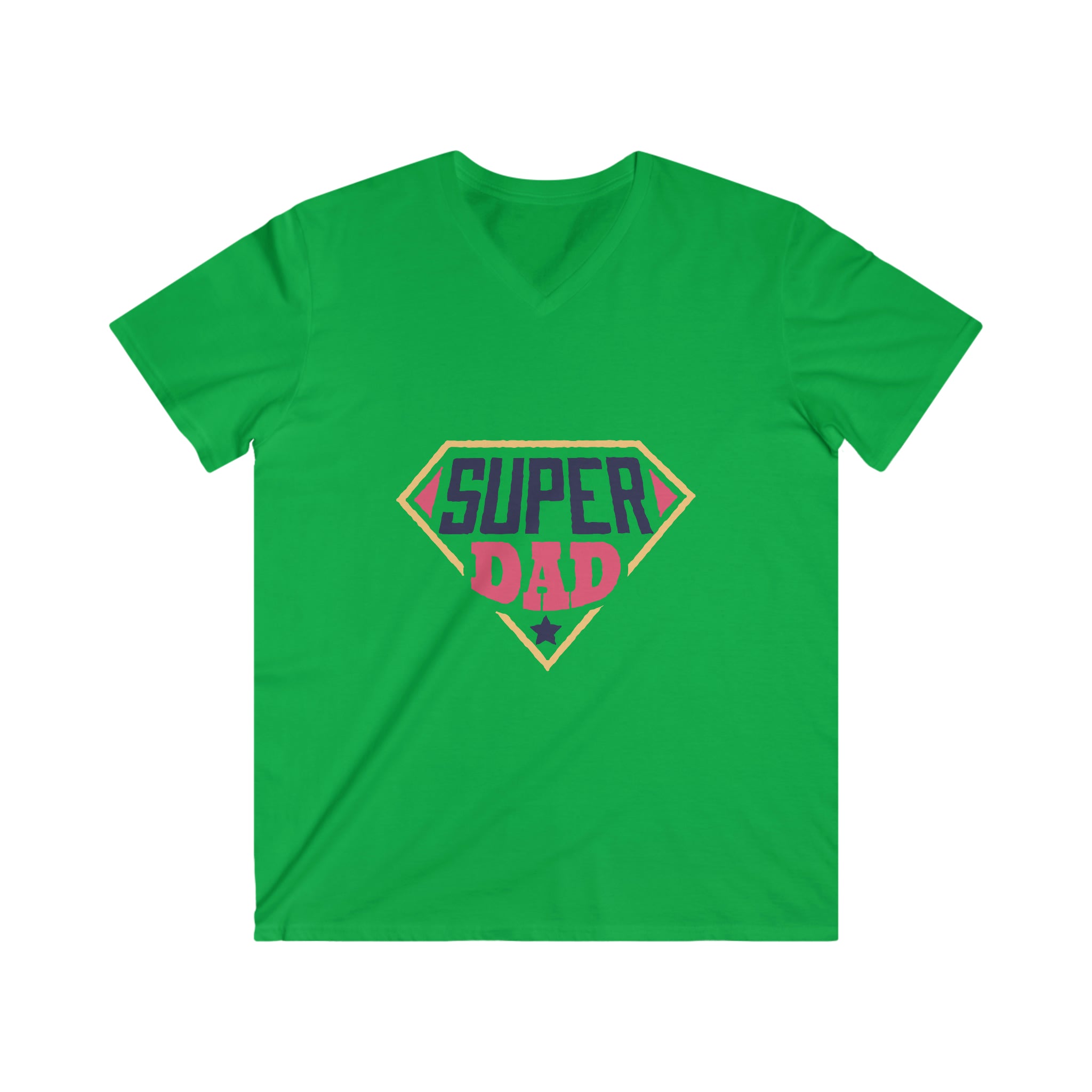 Men's Fitted V-Neck Short Sleeve Tee