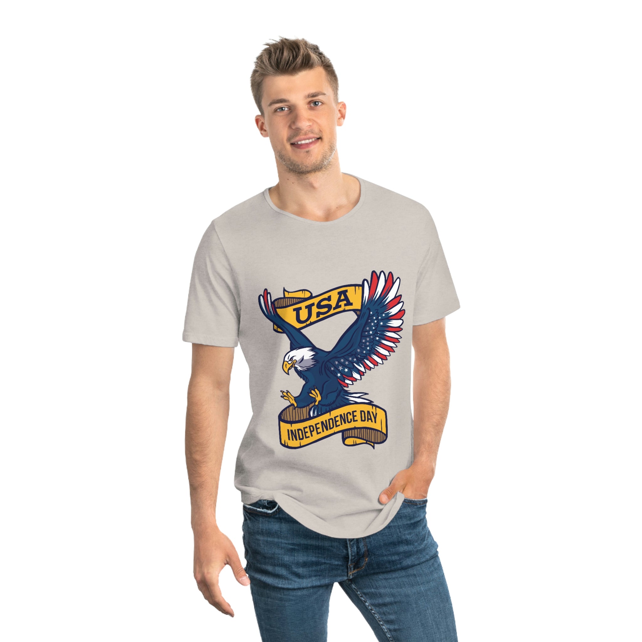 Men's Jersey Curved Hem Tee