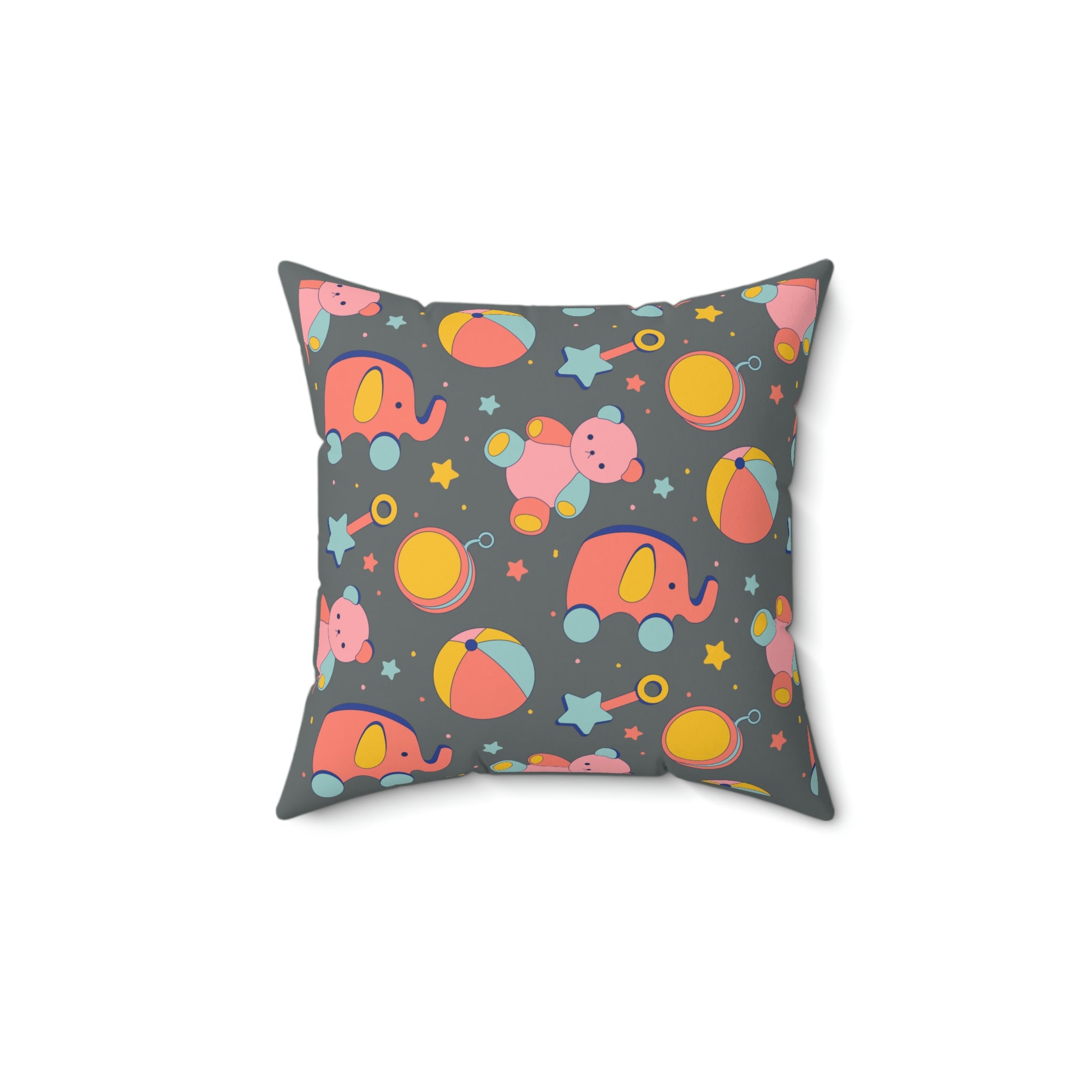Faux Suede Square Pillow