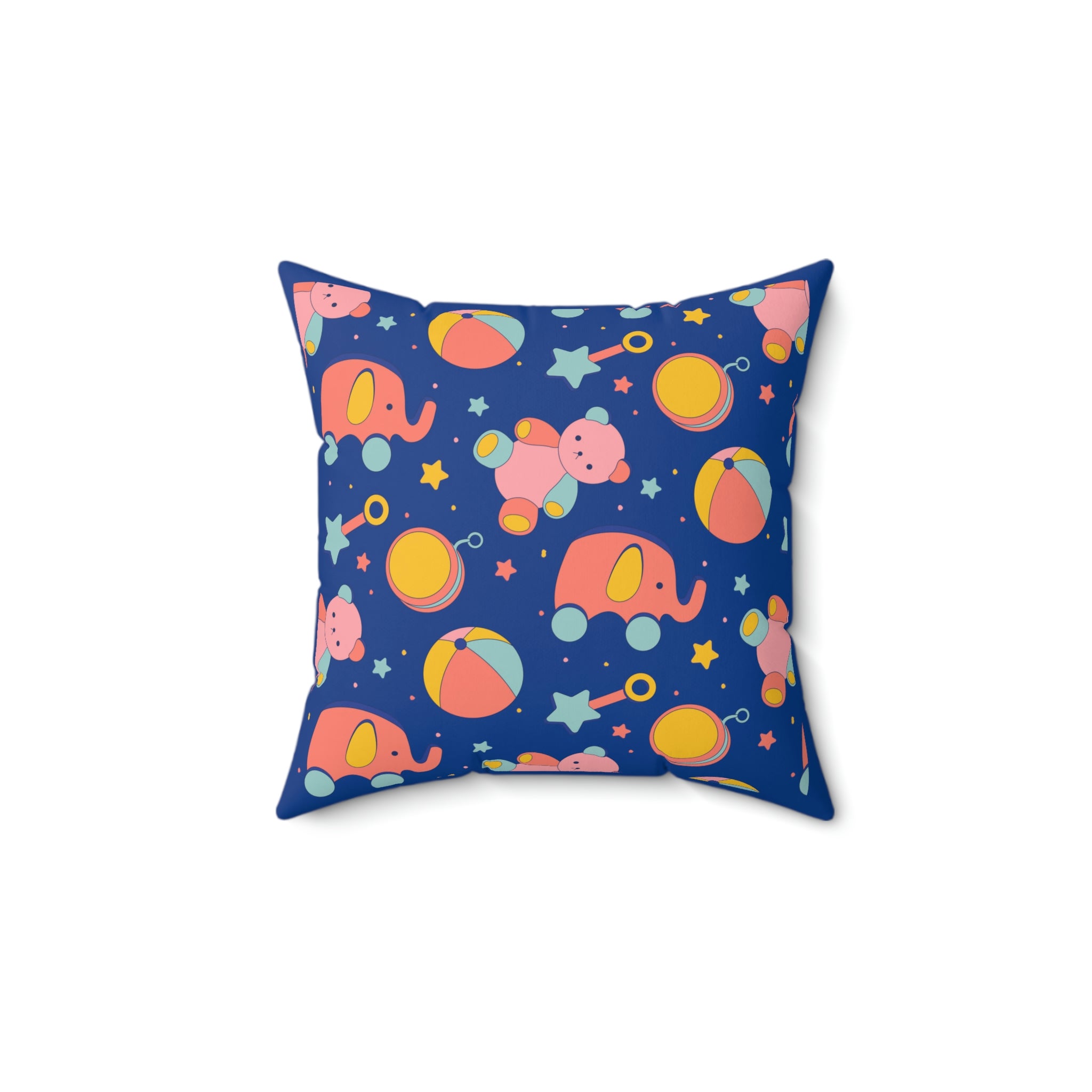 Faux Suede Square Pillow Case