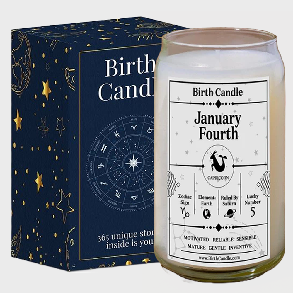 January Fourth Candle