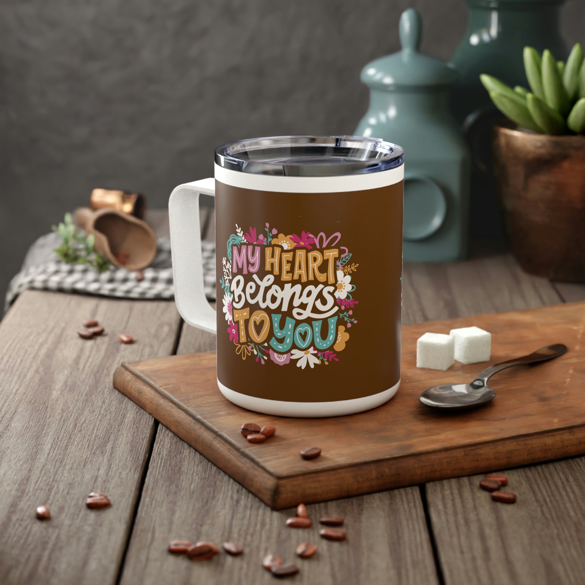 Insulated Coffee Mug, 10oz