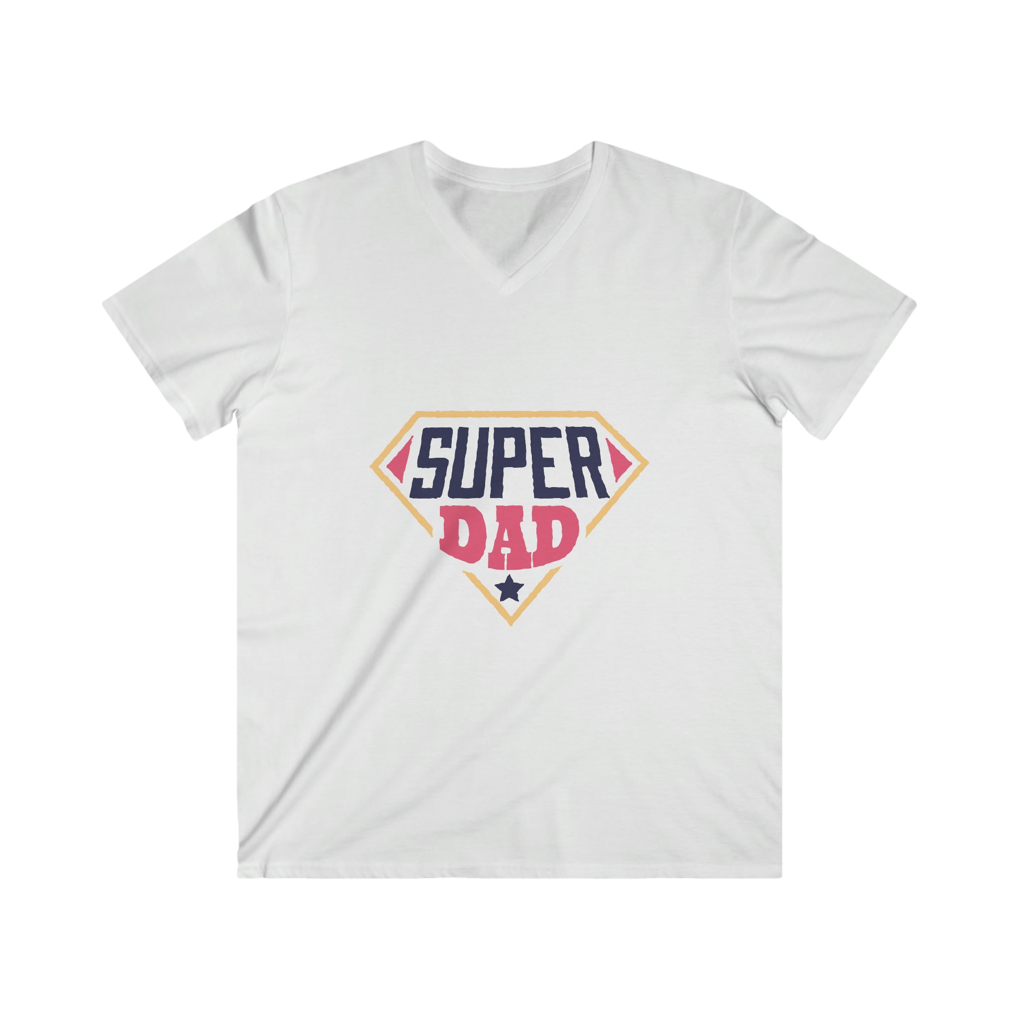 Men's Fitted V-Neck Short Sleeve Tee