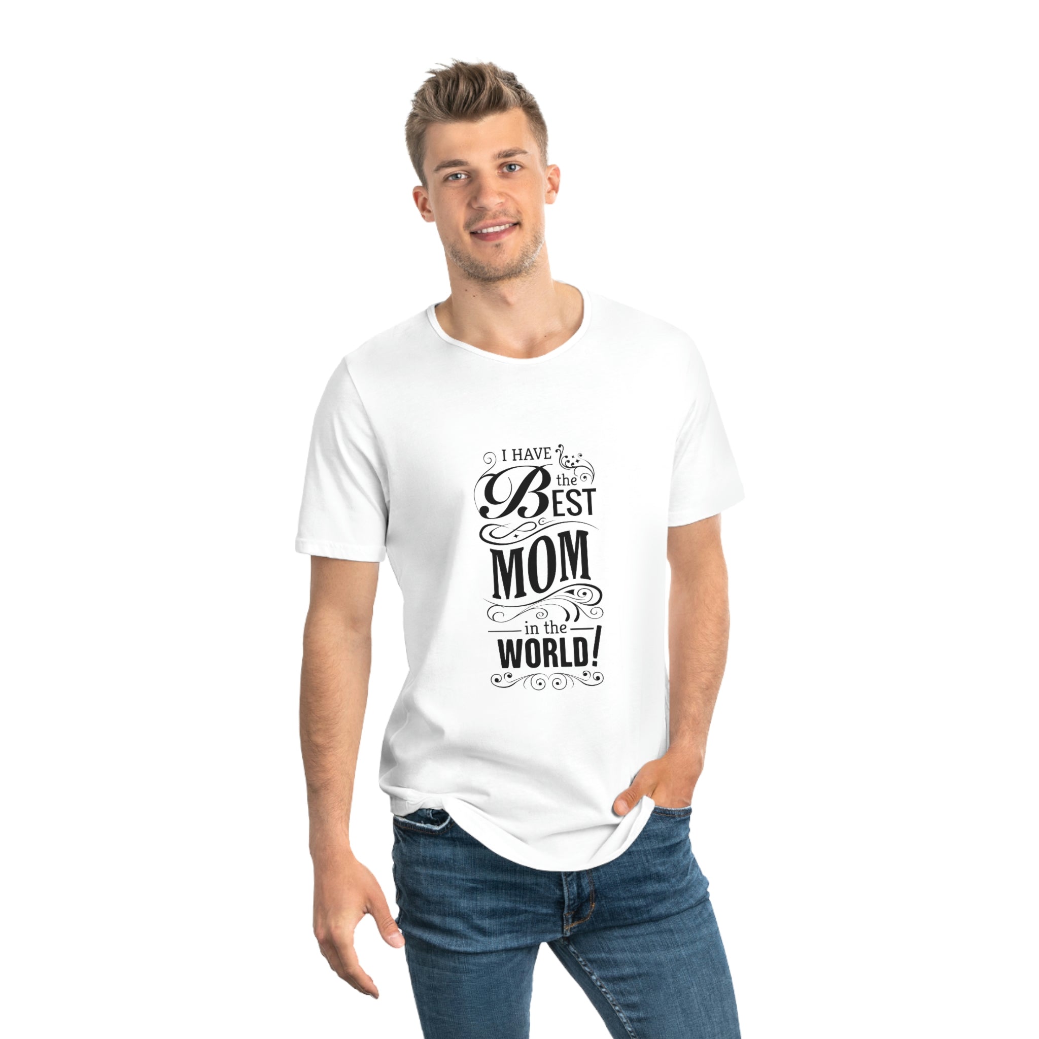 Men's Jersey Curved Hem Tee
