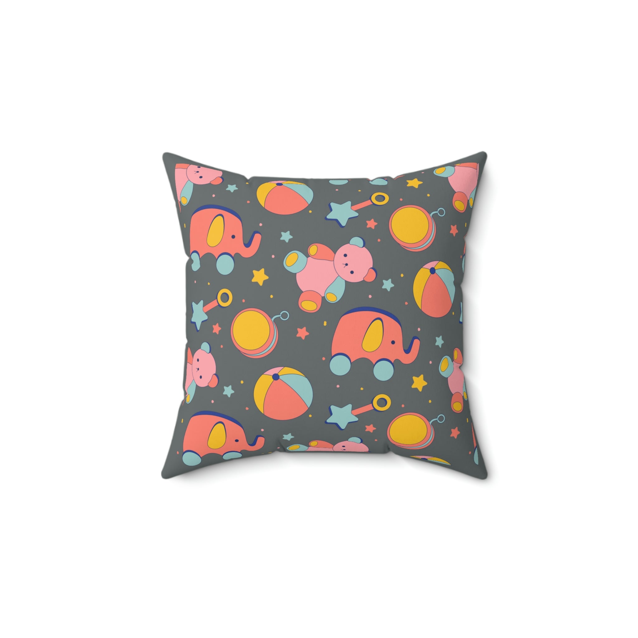 Faux Suede Square Pillow