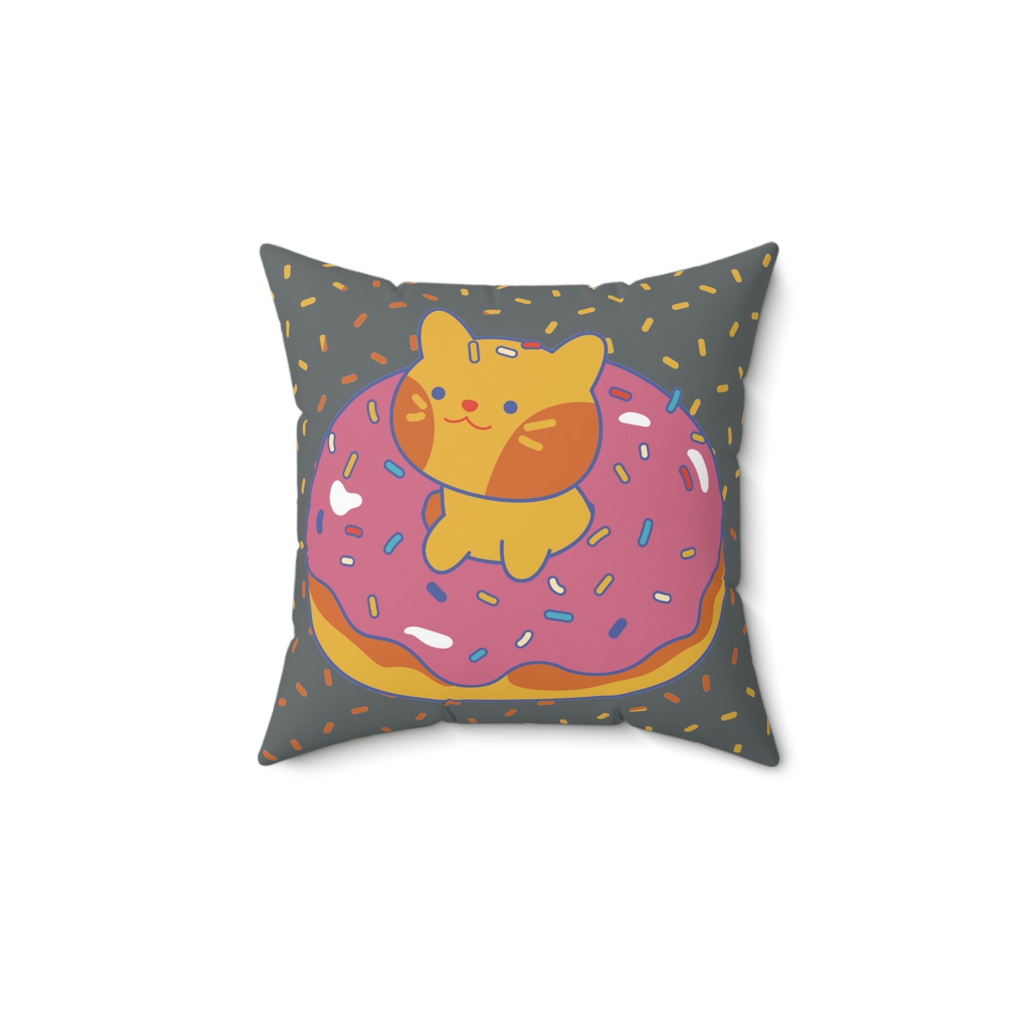 Faux Suede Square Pillow