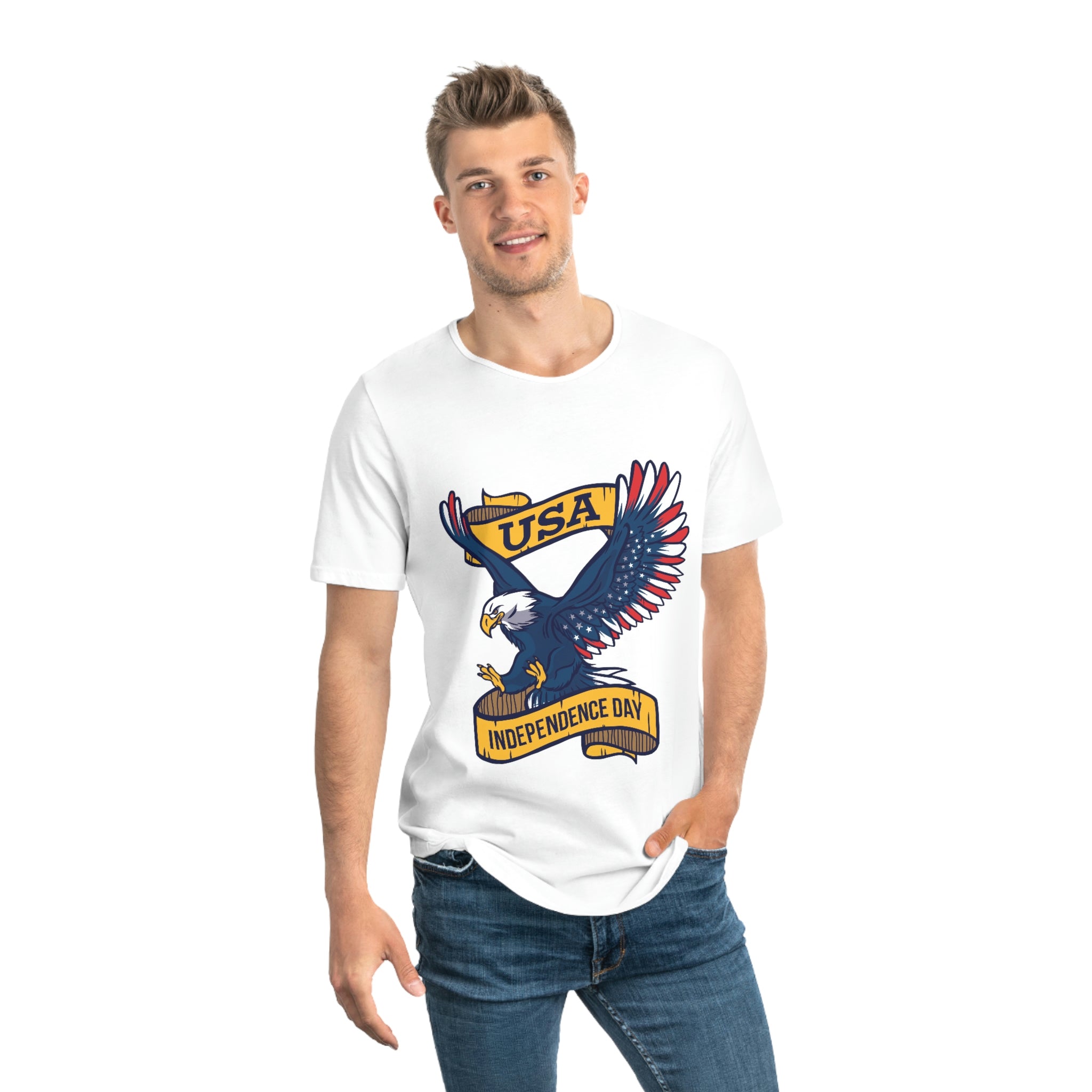 Men's Jersey Curved Hem Tee