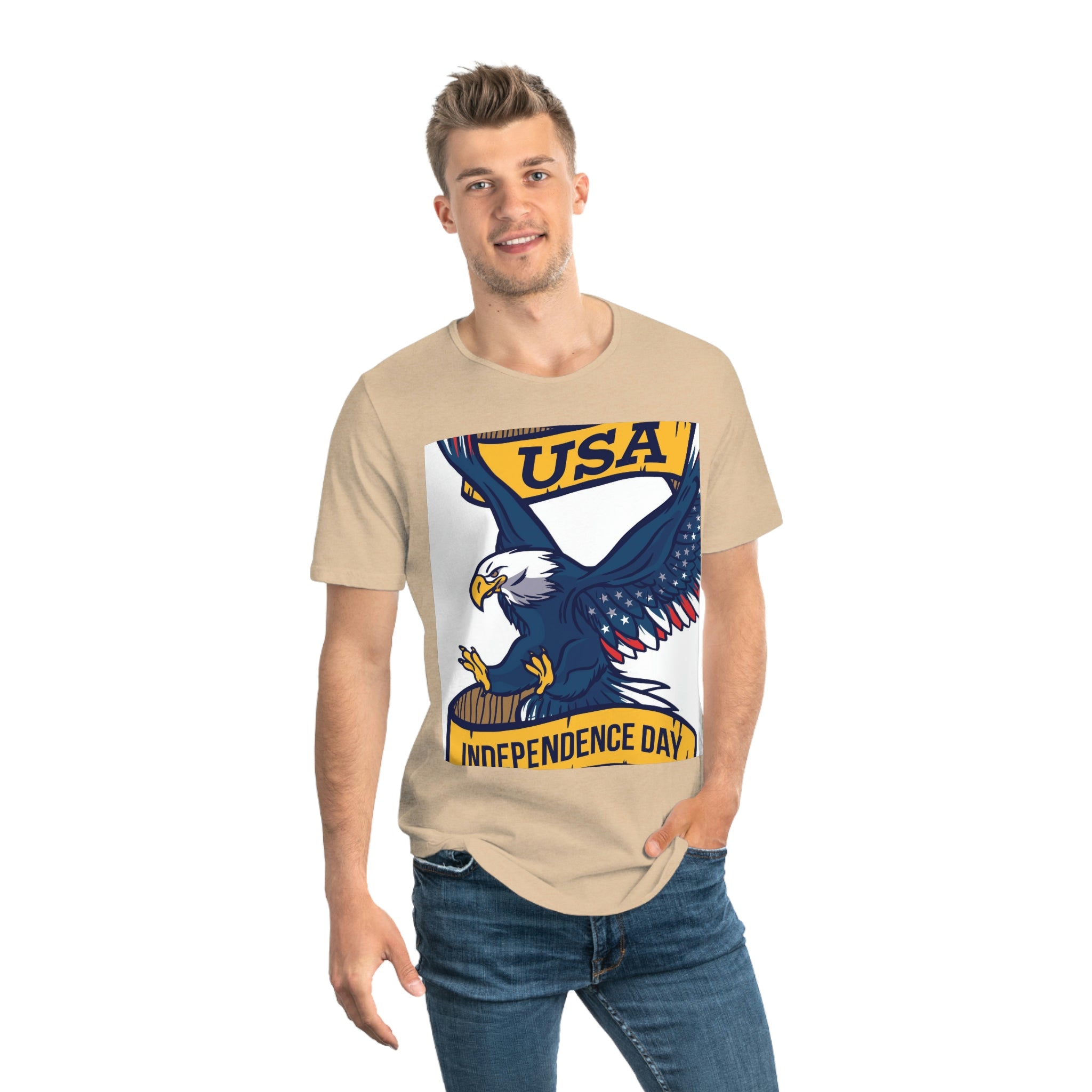 Men's Jersey Curved Hem Tee