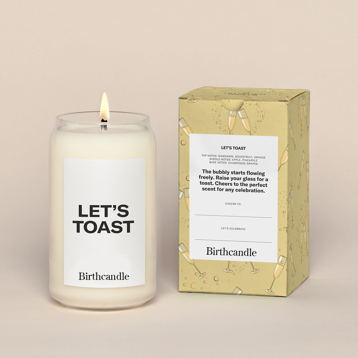 Let's Toast Candle