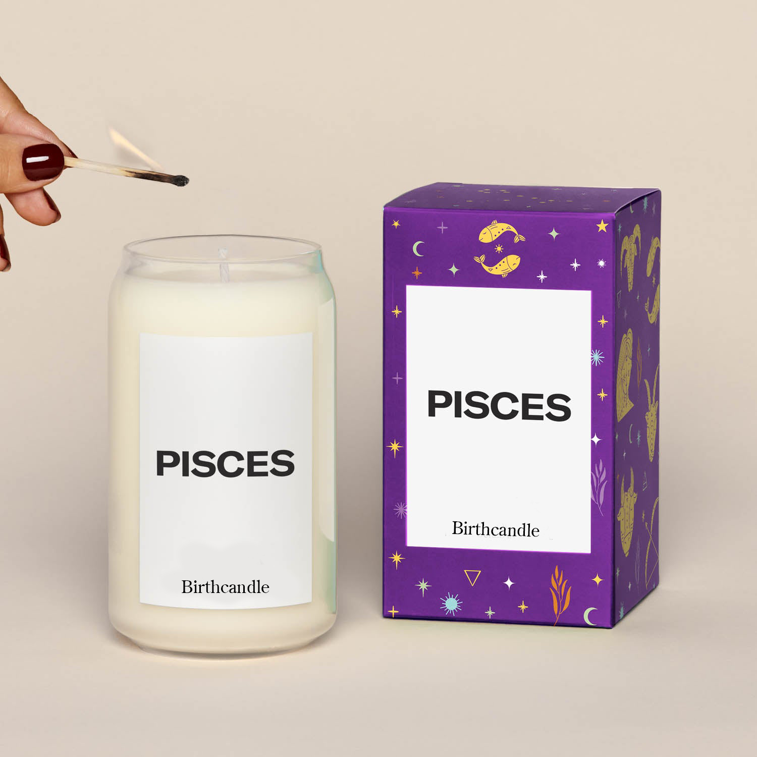 Pisces Candle
