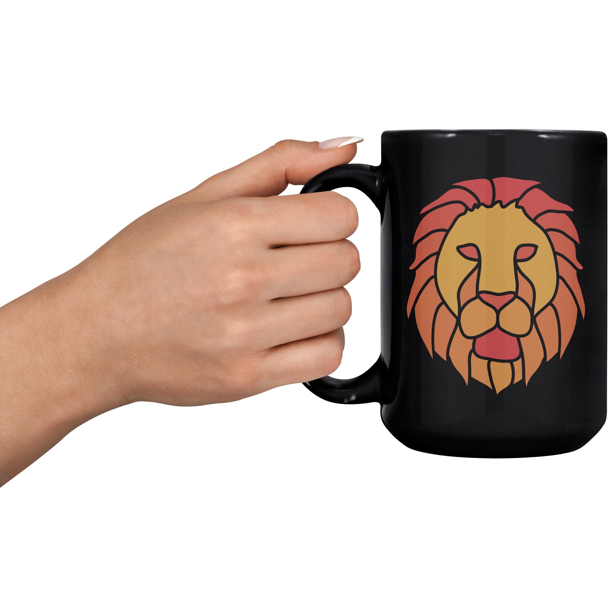 Leo 15OZ BLACK MUG
