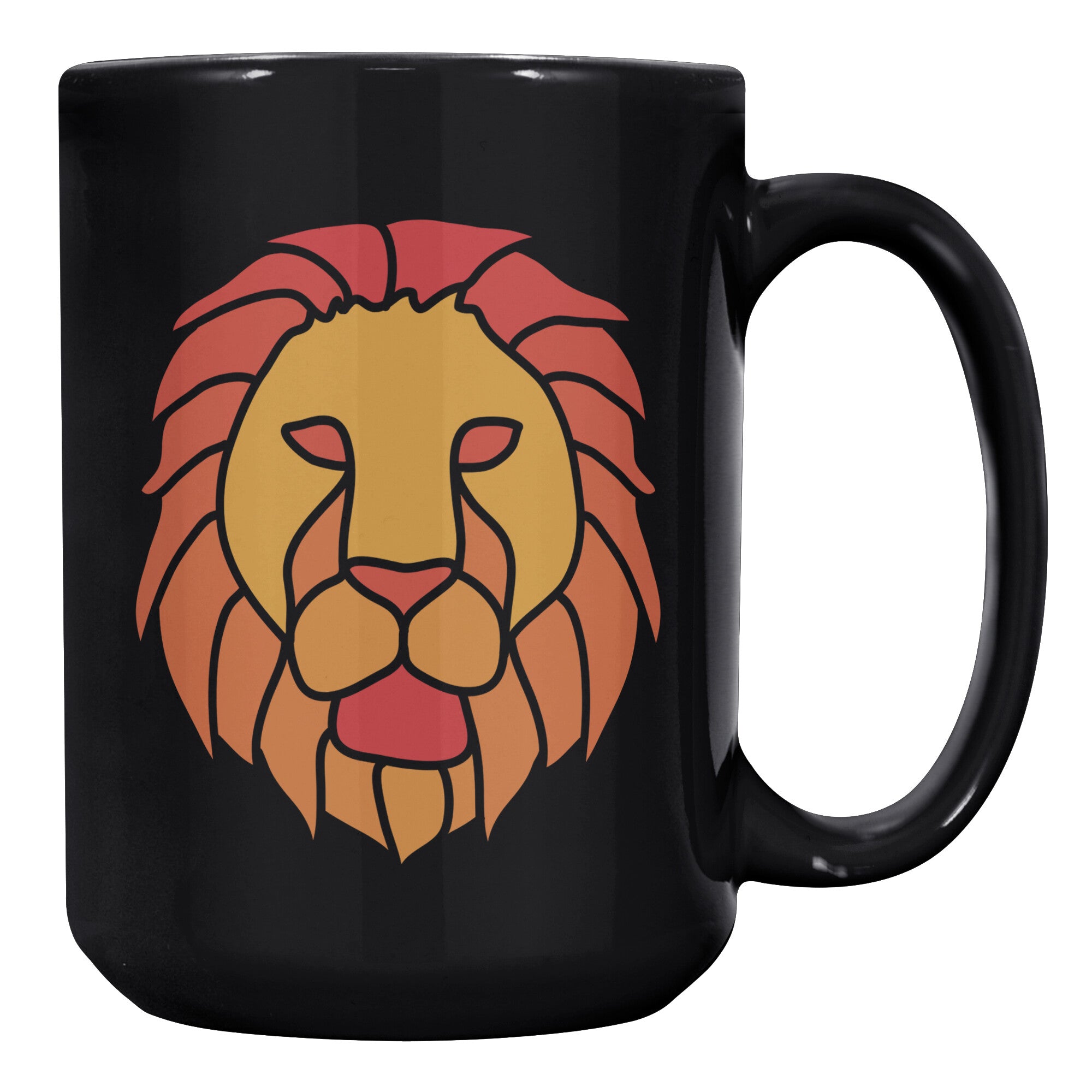 Leo 15OZ BLACK MUG