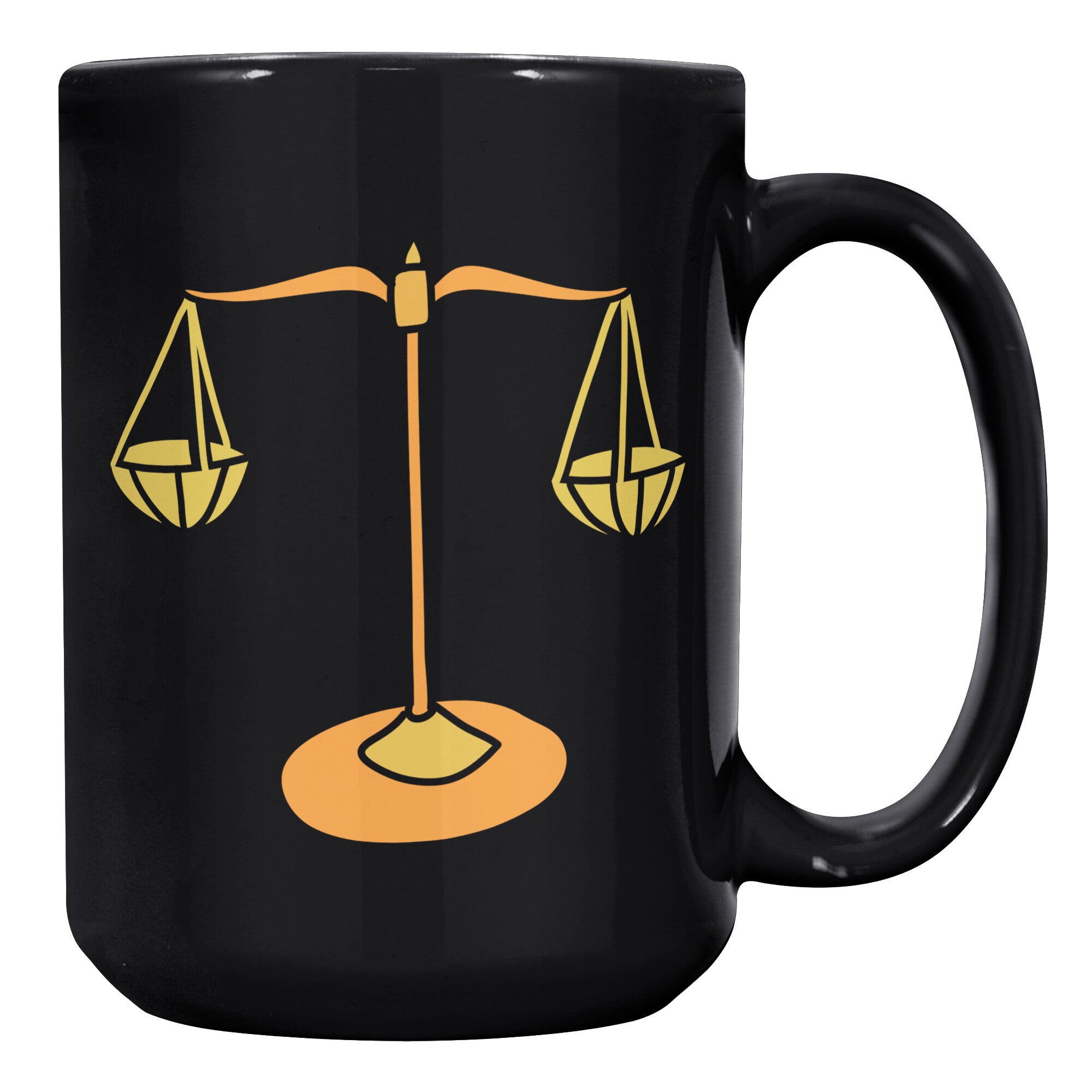 Libra 15OZ BLACK MUG