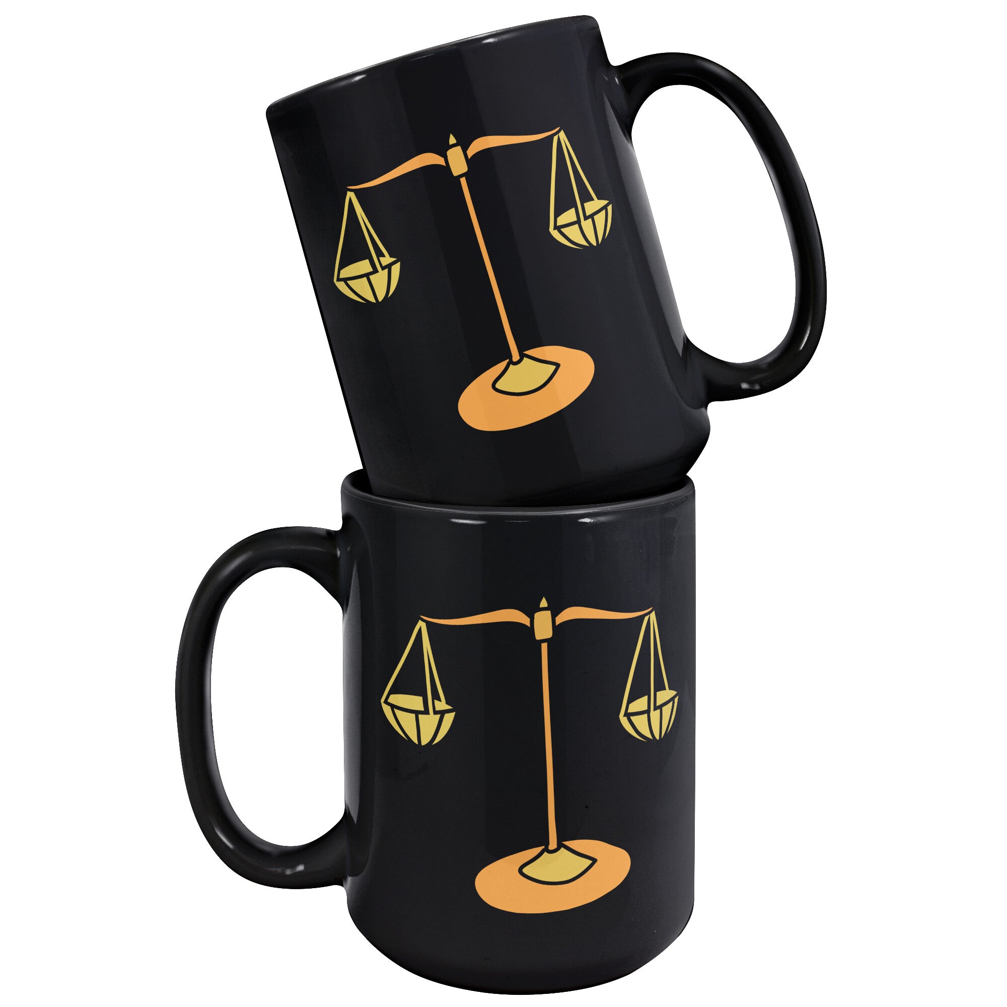 Libra 15OZ BLACK MUG