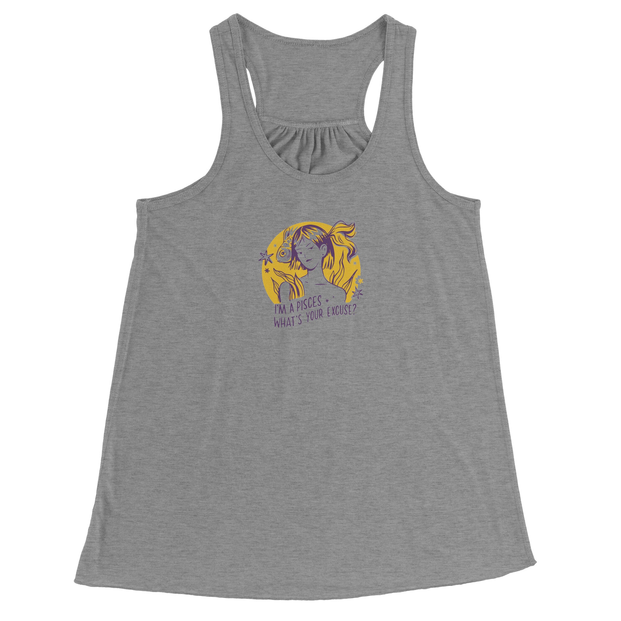 Pisces BELLA FLOWY RACEBACK TANK