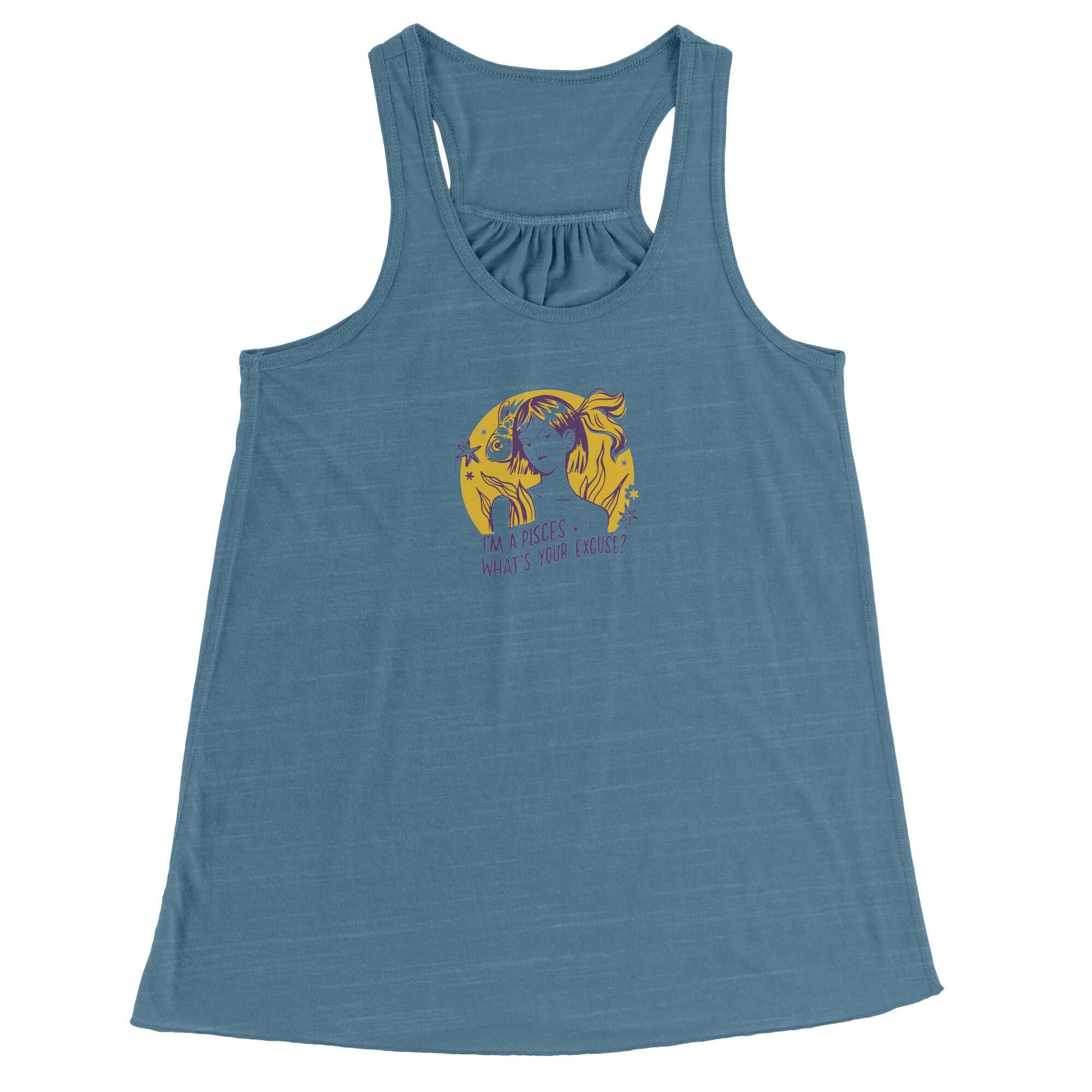 Pisces BELLA FLOWY RACEBACK TANK