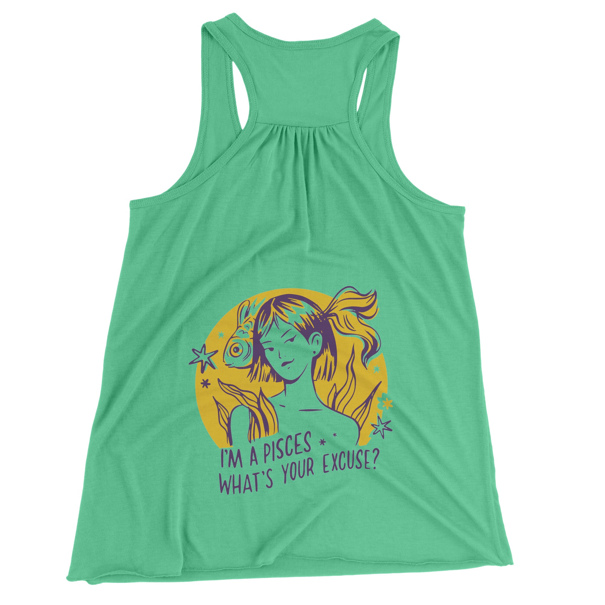 Pisces BELLA FLOWY RACEBACK TANK