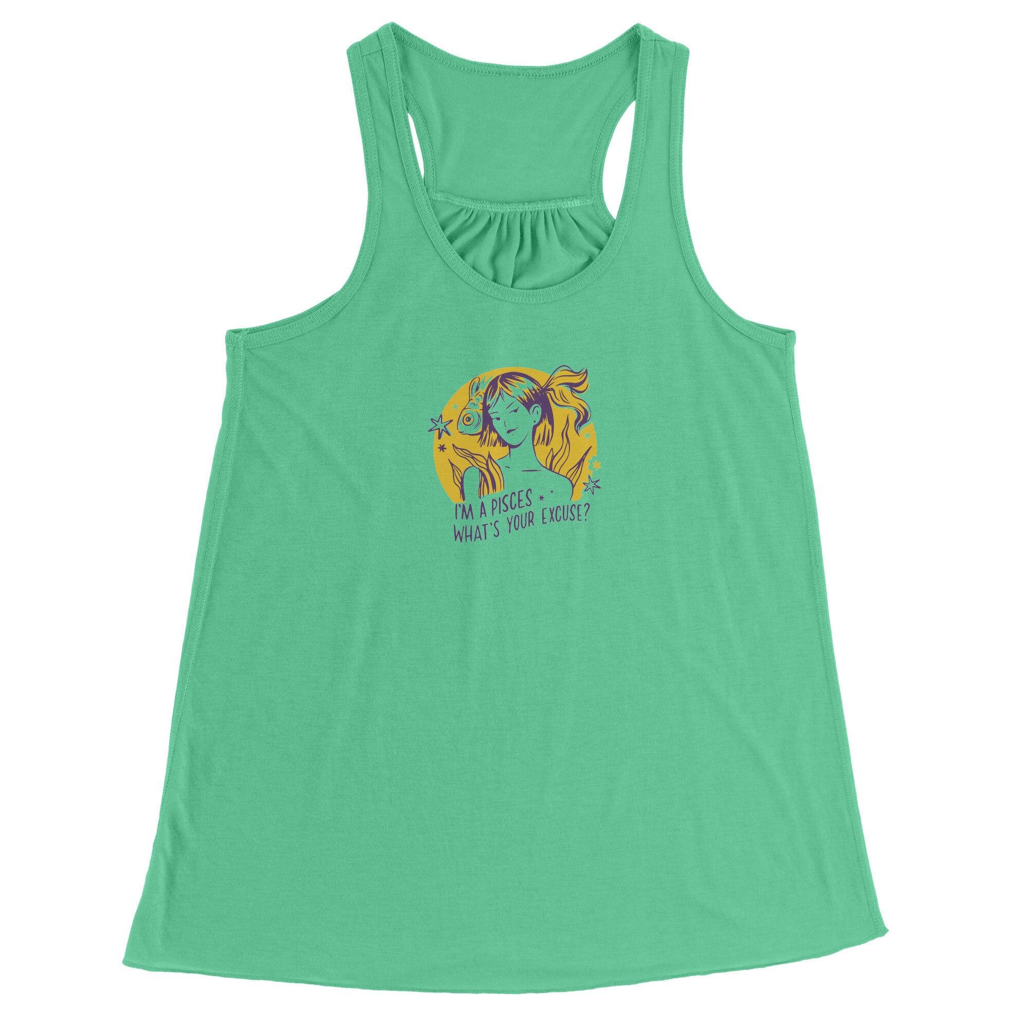 Pisces BELLA FLOWY RACEBACK TANK