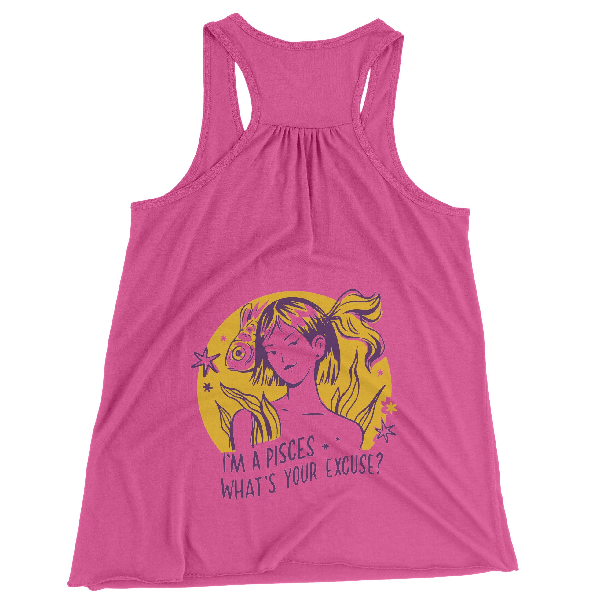 Pisces BELLA FLOWY RACEBACK TANK
