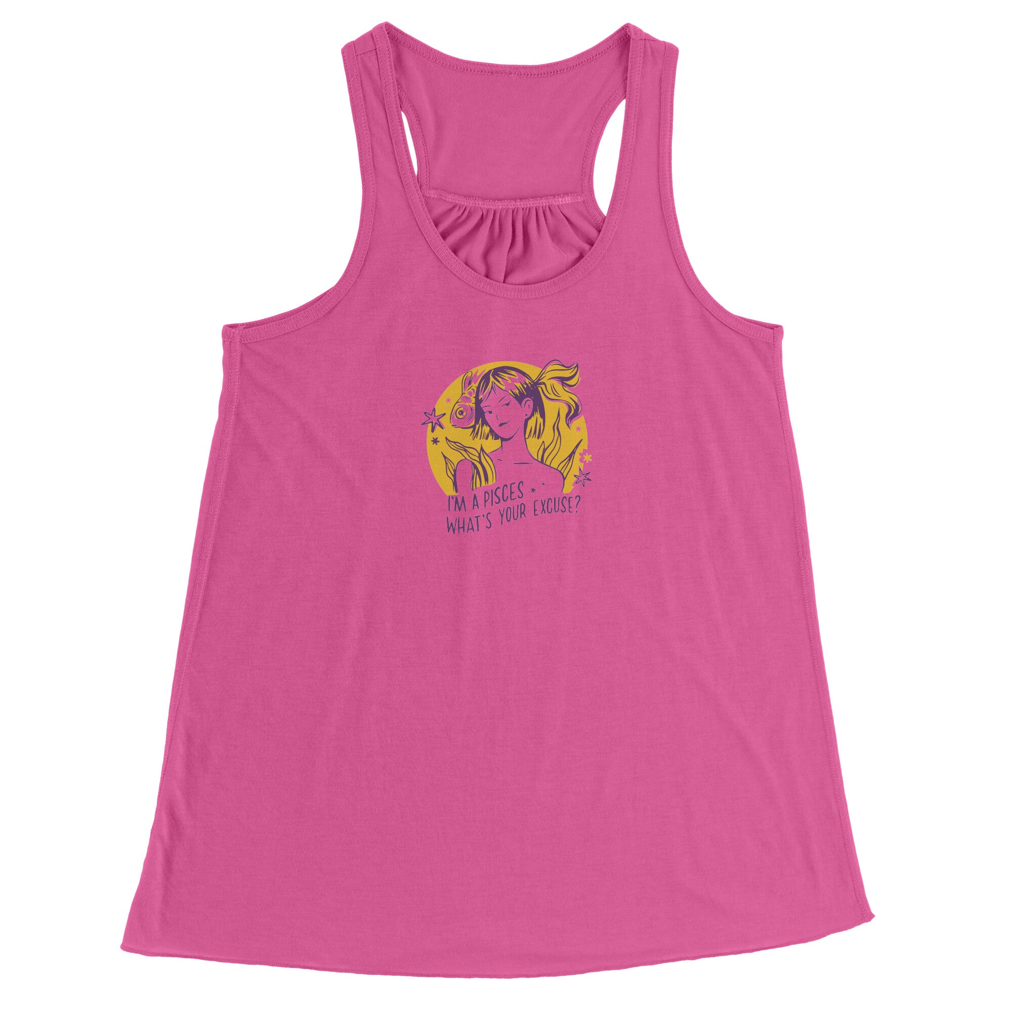 Pisces BELLA FLOWY RACEBACK TANK
