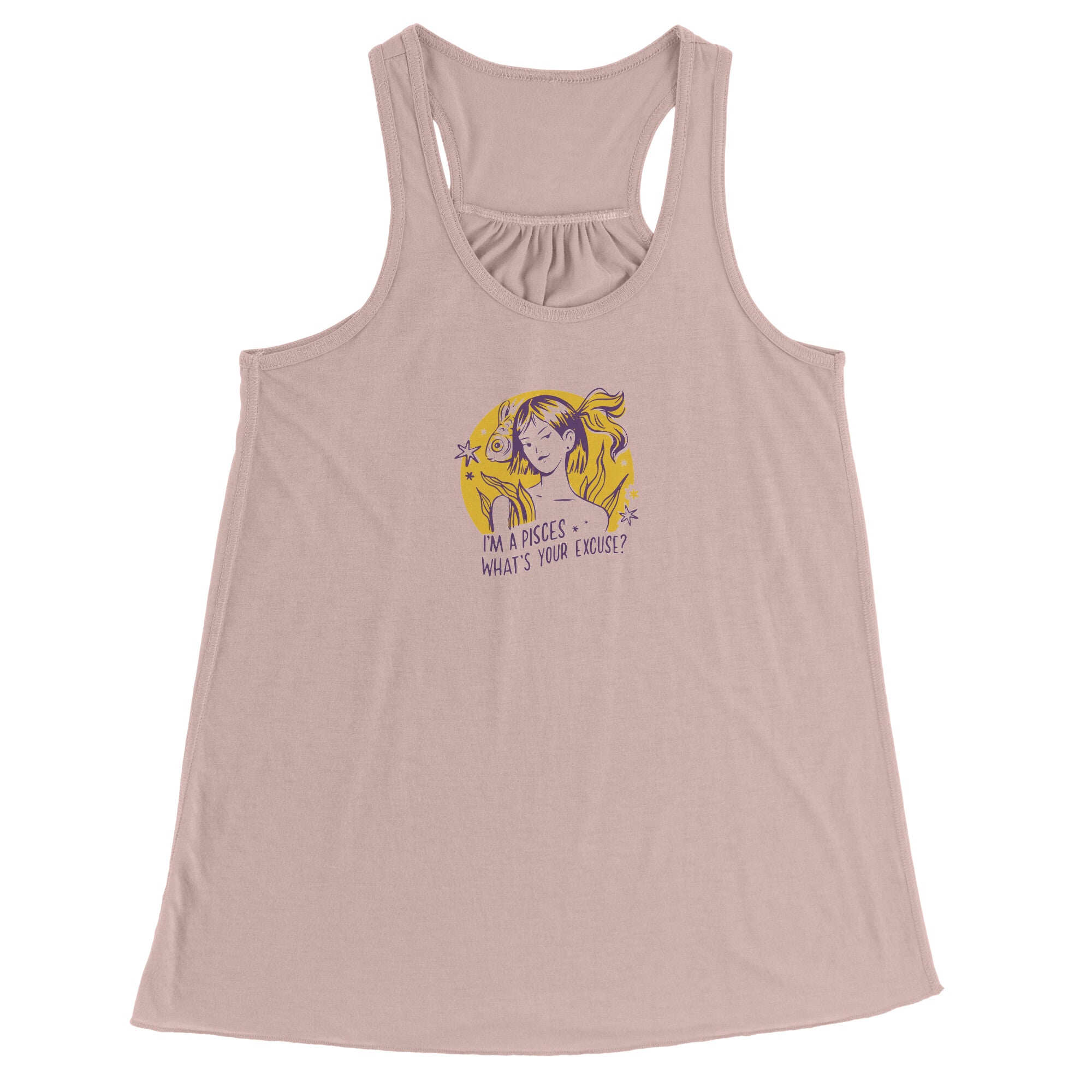 Pisces BELLA FLOWY RACEBACK TANK