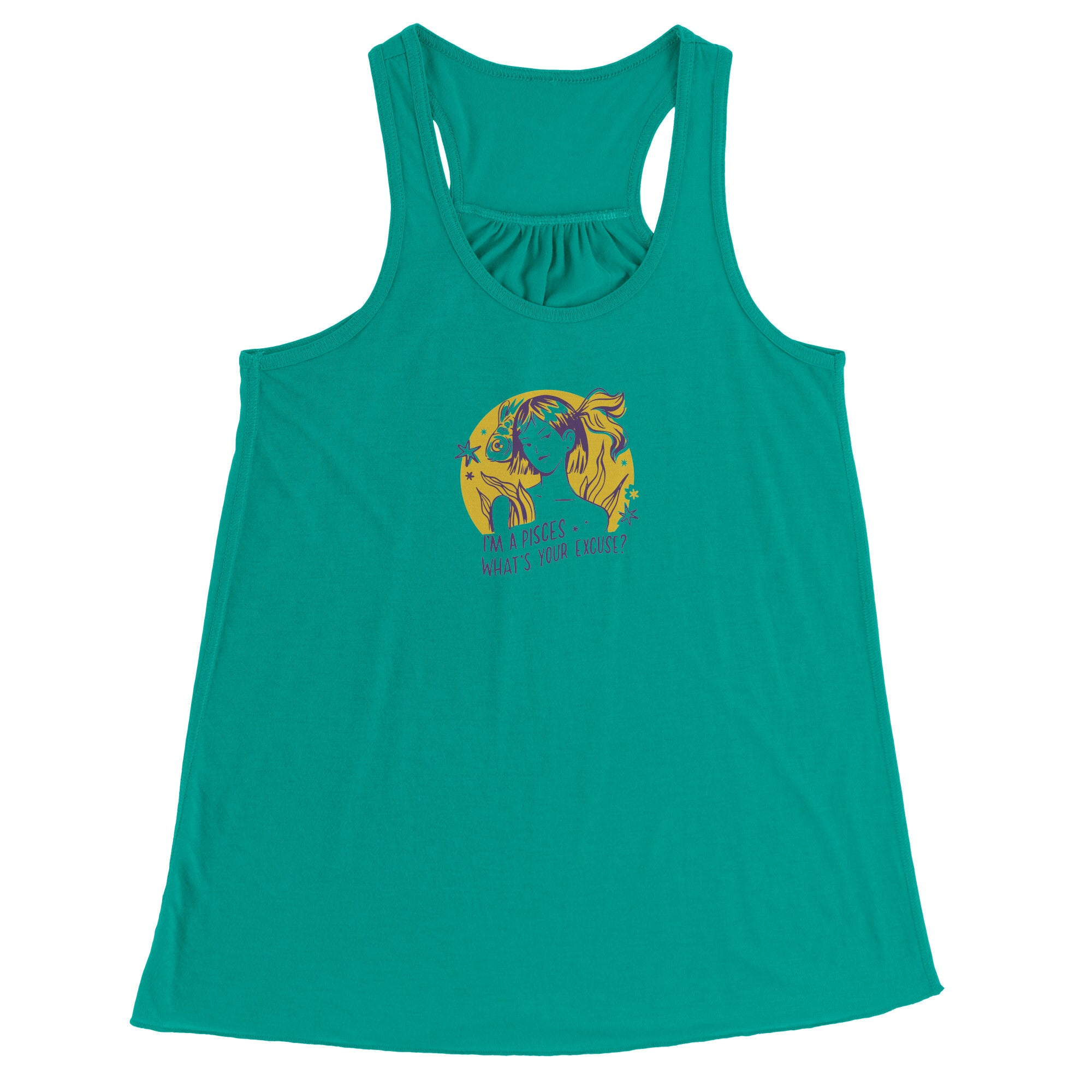 Pisces BELLA FLOWY RACEBACK TANK