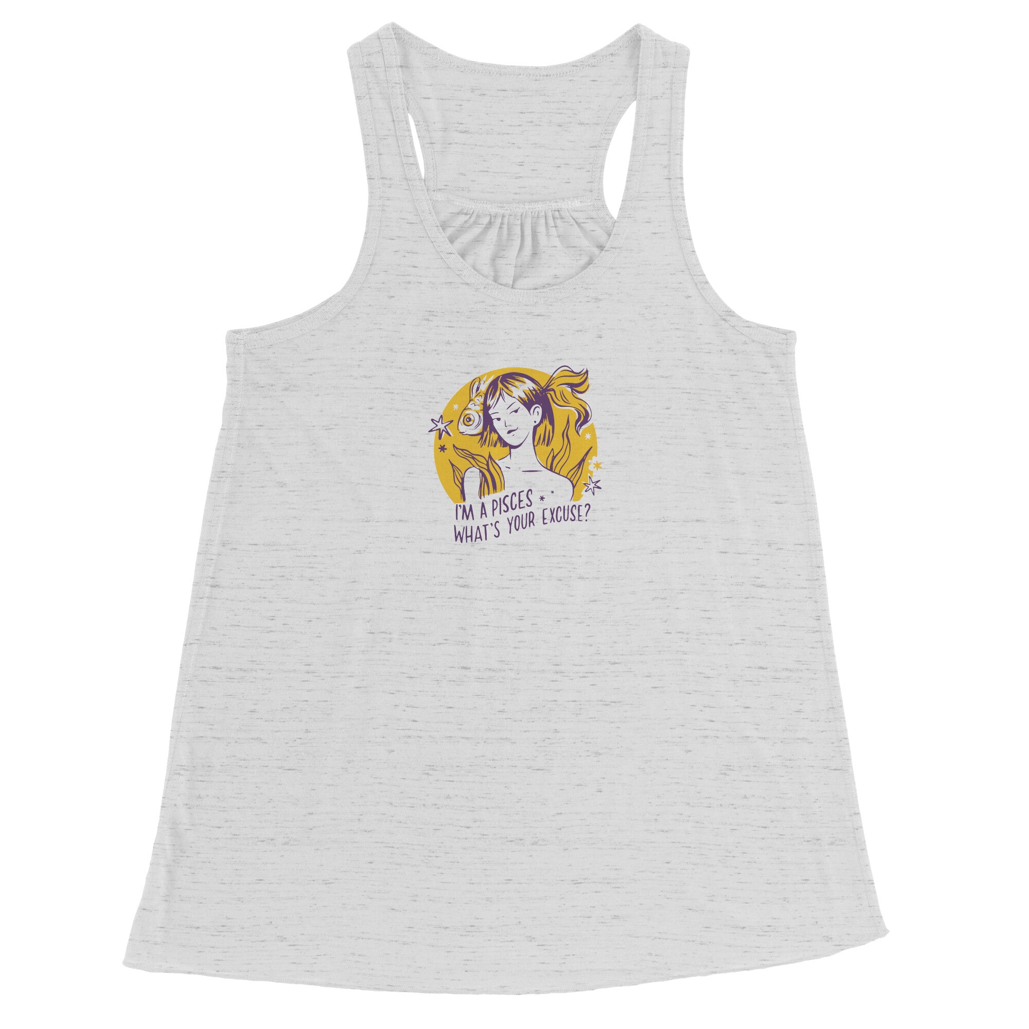 Pisces BELLA FLOWY RACEBACK TANK