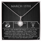 March Fifteenth Necklace