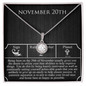 November Twentieth Necklace