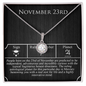 November Twenty-Third Necklace