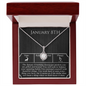 January Eighth Necklace