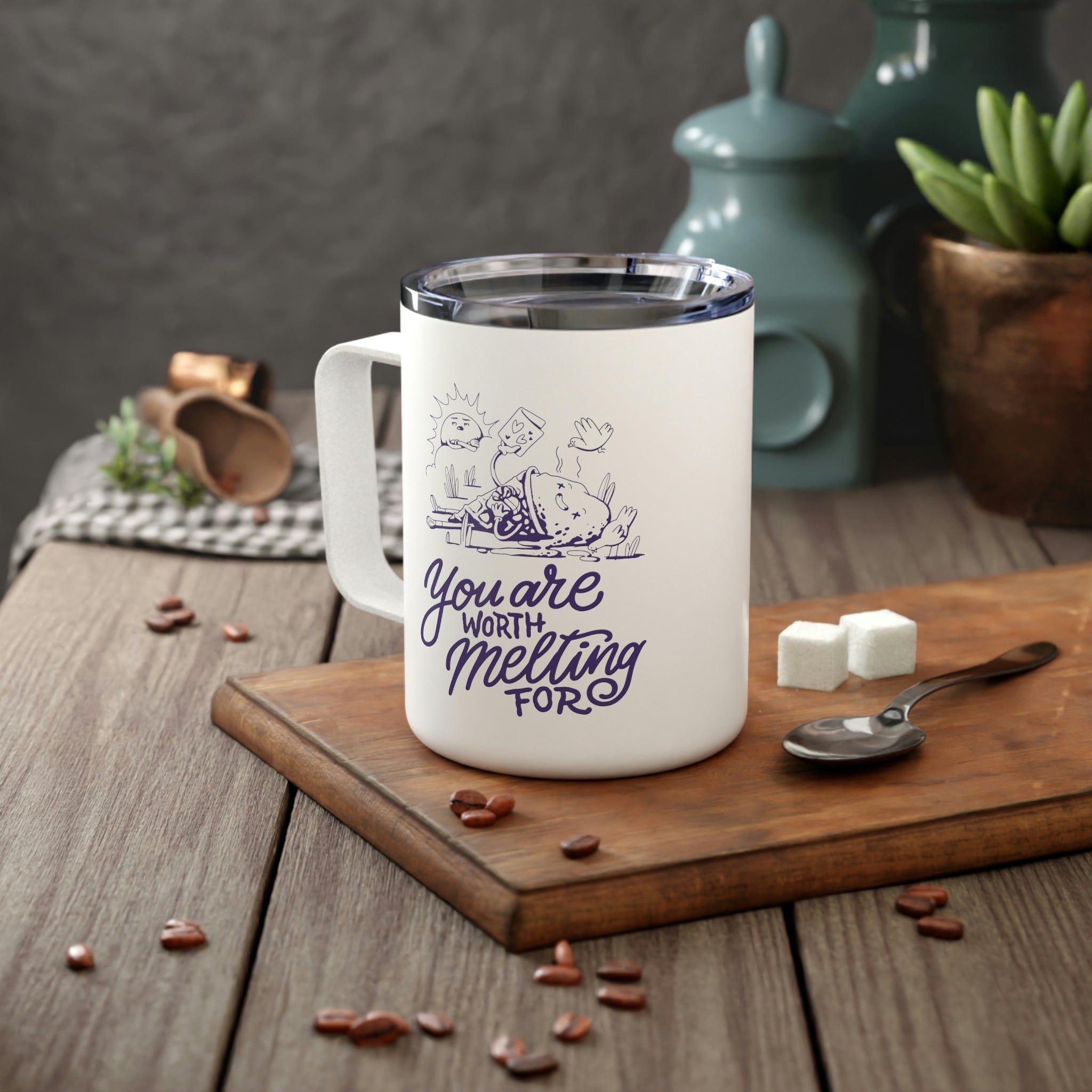 Insulated Coffee Mug, 10oz