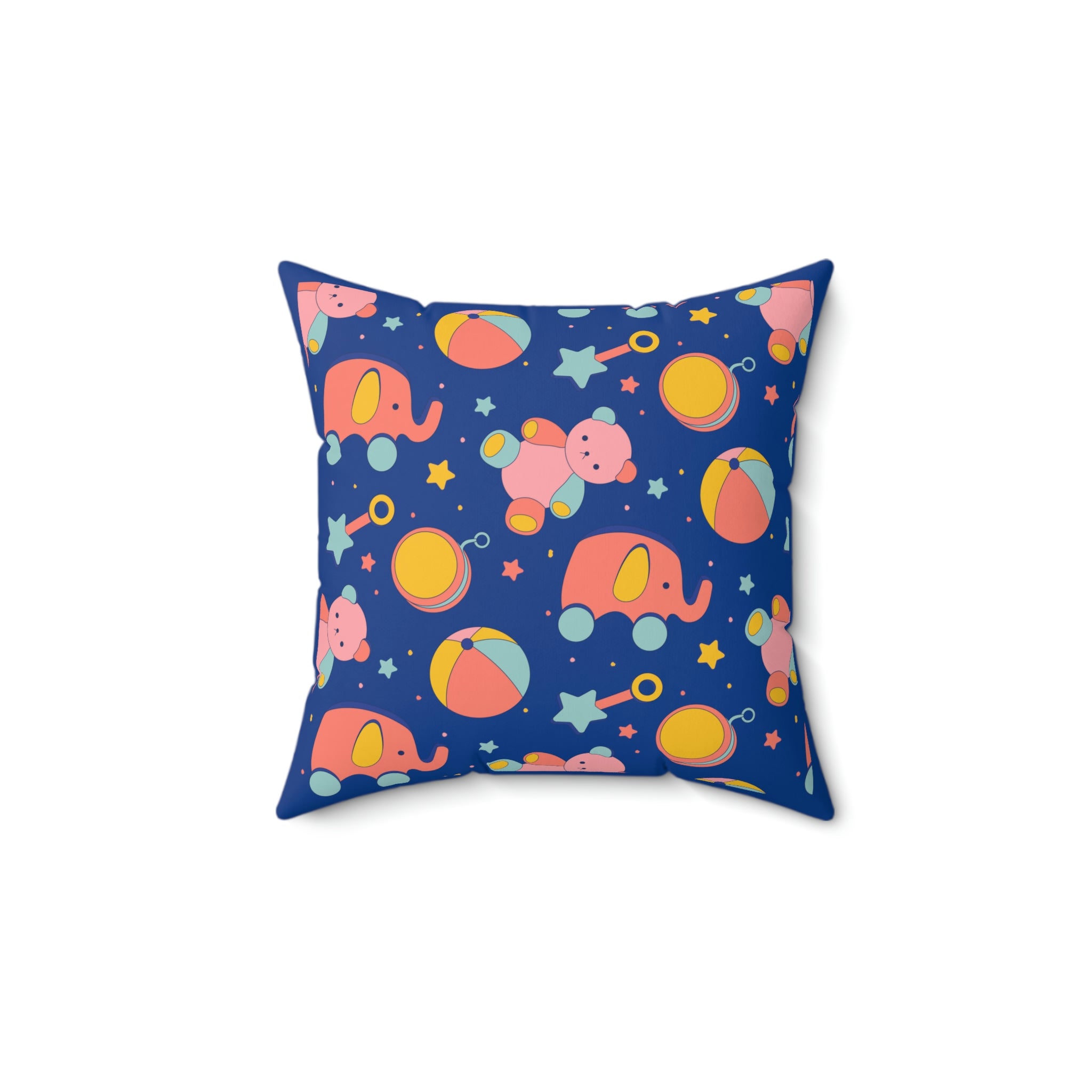 Faux Suede Square Pillow Case
