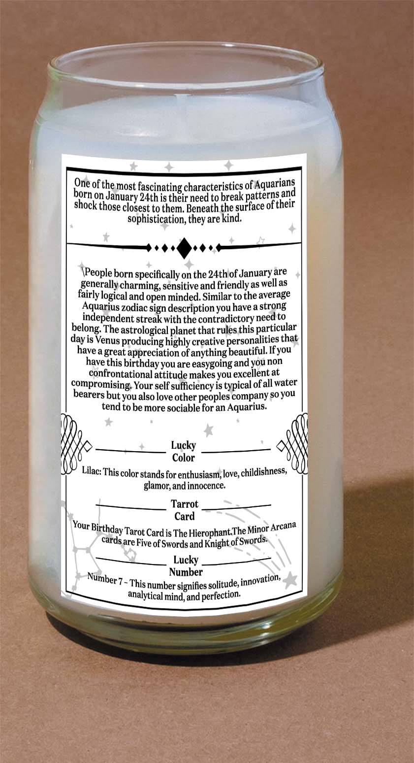 January Twenty-Fourth Candle