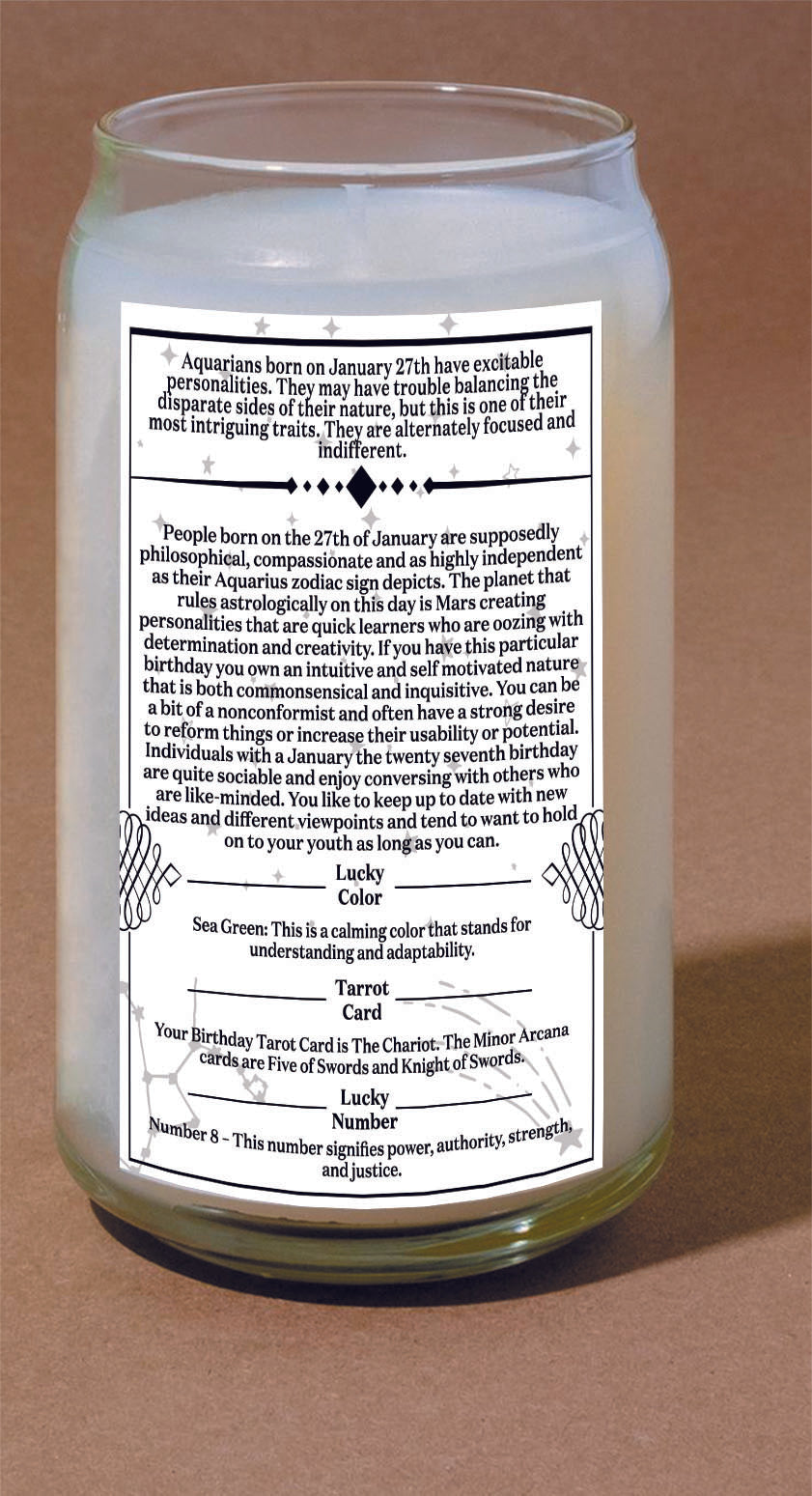 January Twenty-Seventh Candle