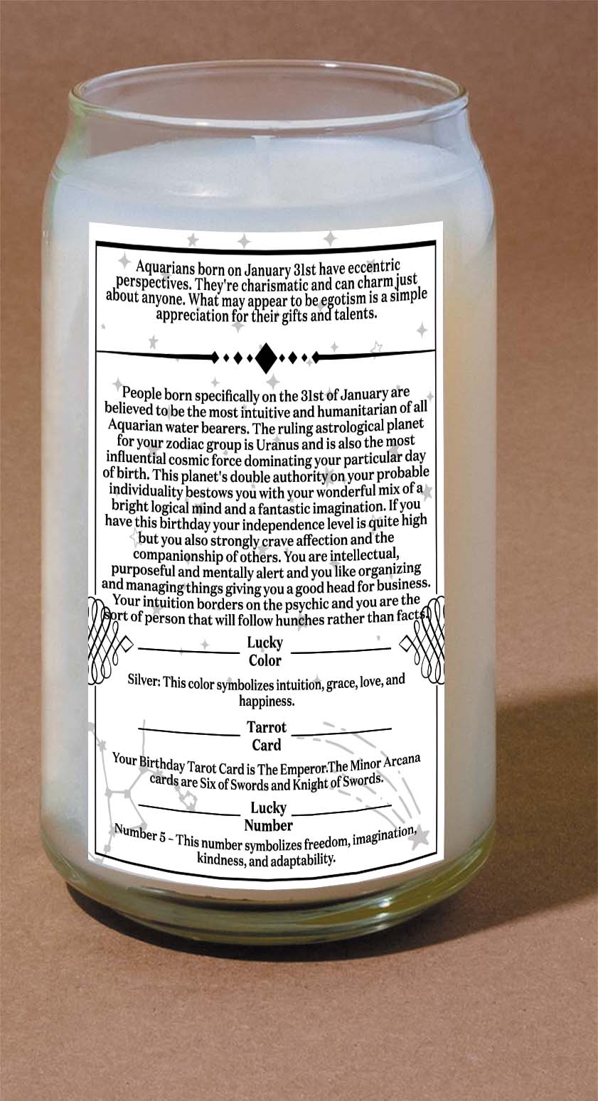 January Thirty-First Candle
