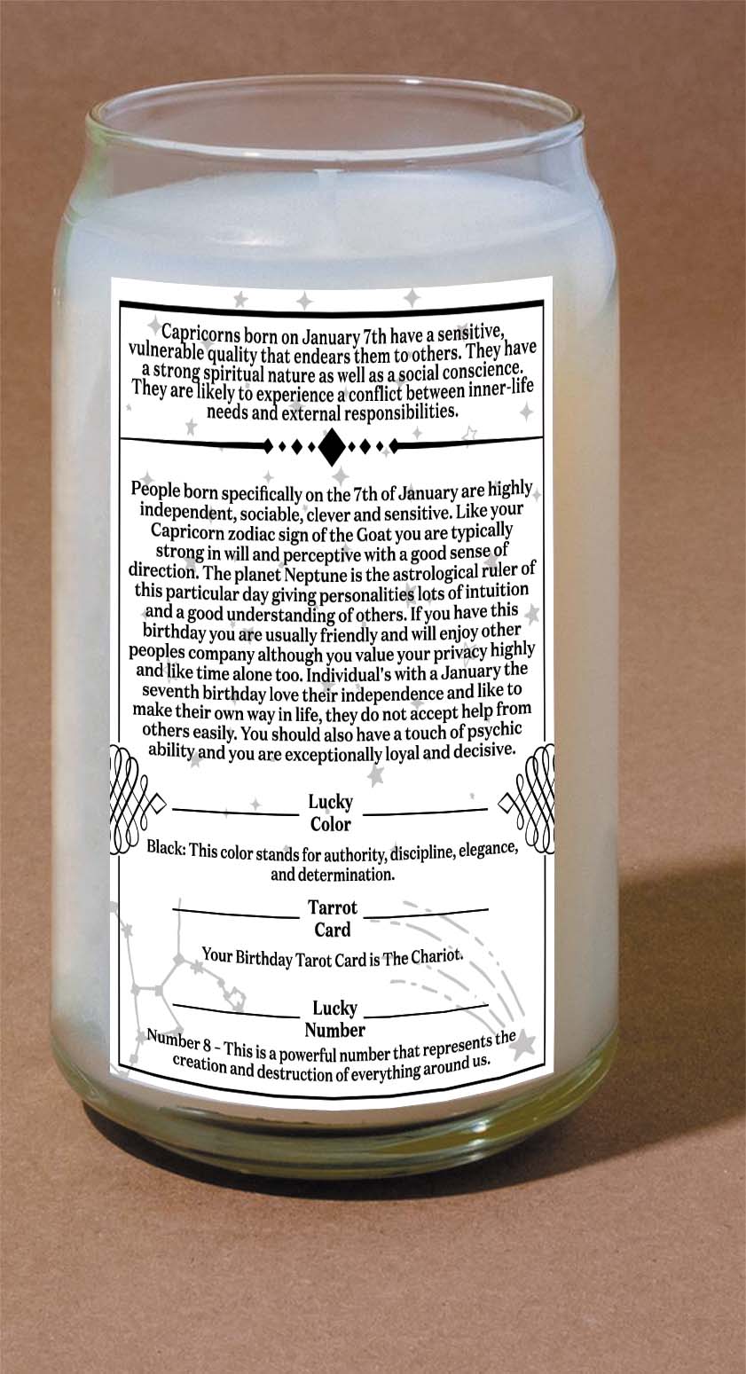 January Seventh Candle