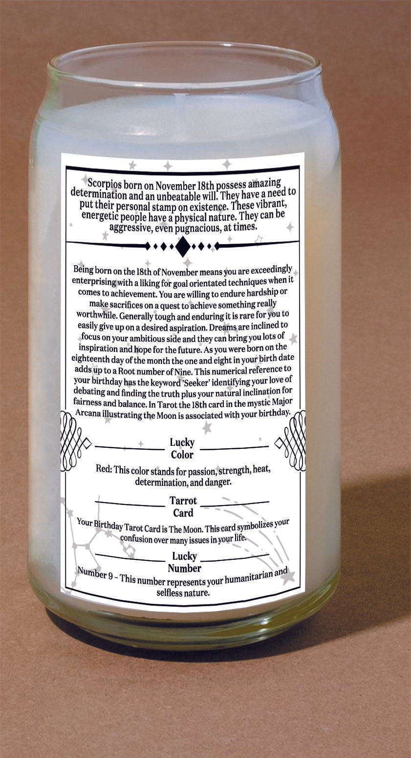 November Eighteenth Candle