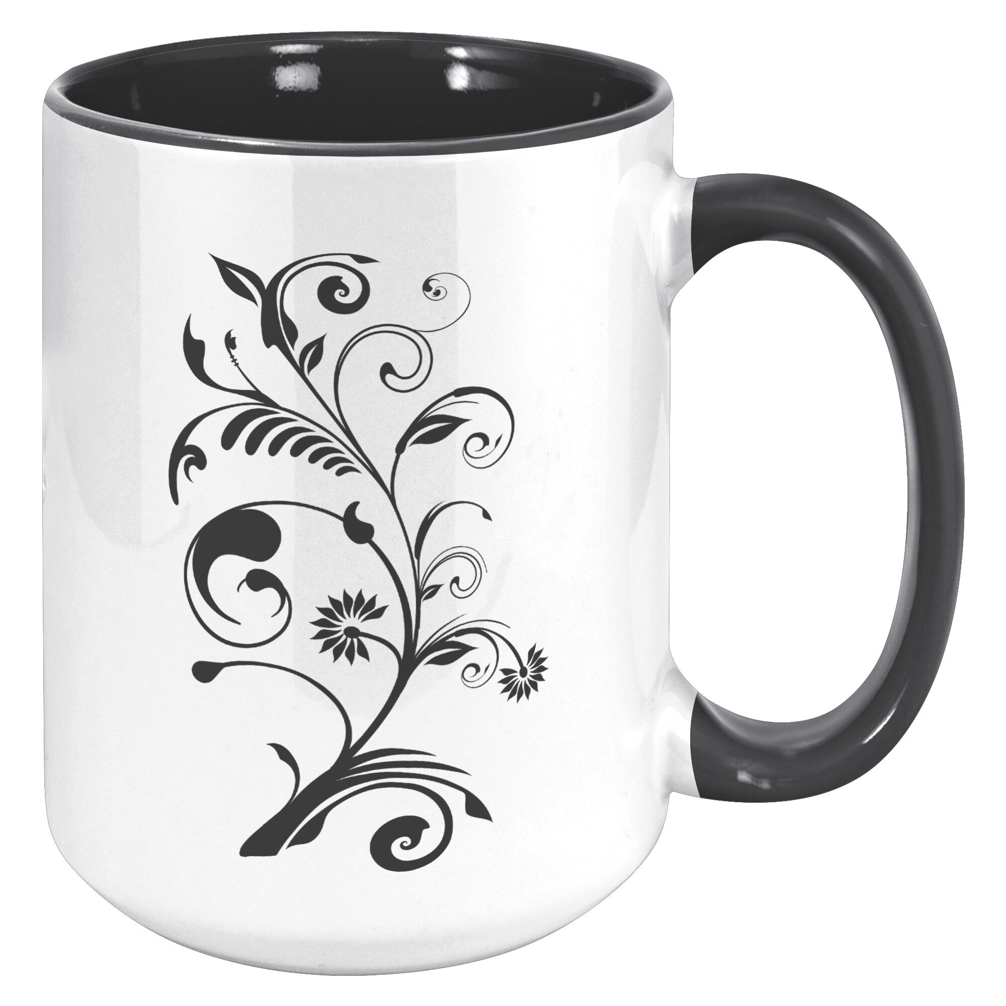 15OZ Accent Printed Mug