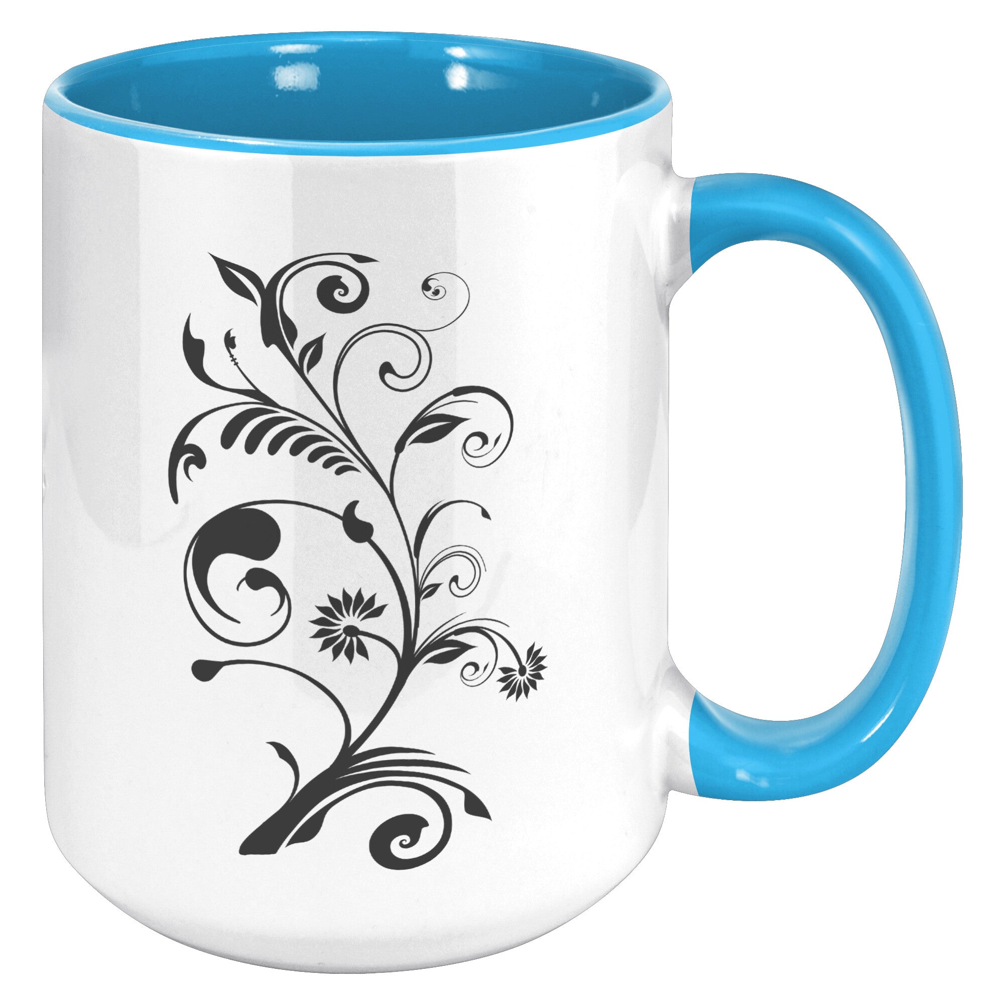 15OZ Accent Printed Mug