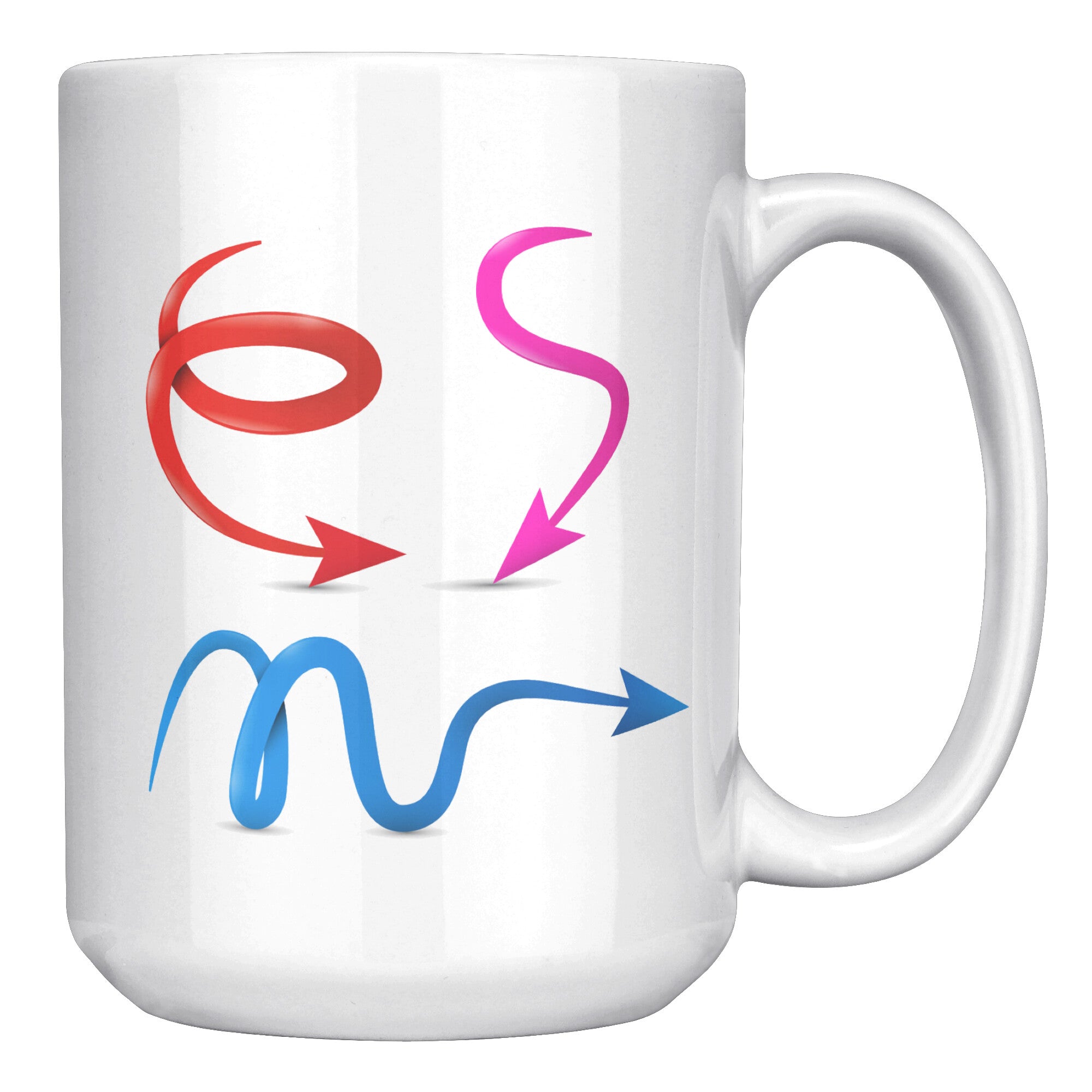 15OZ White Printed Mug