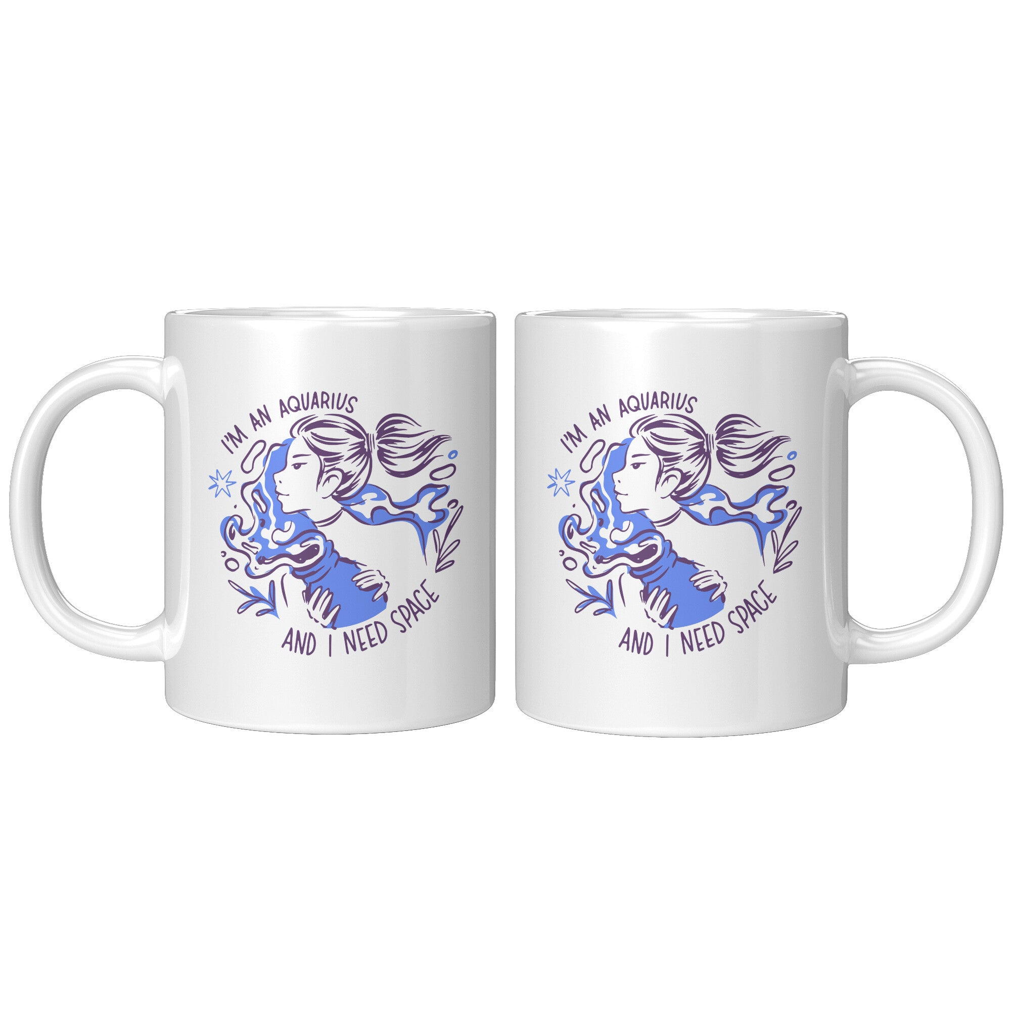 Aquarius 11OZ ACCENT MUG