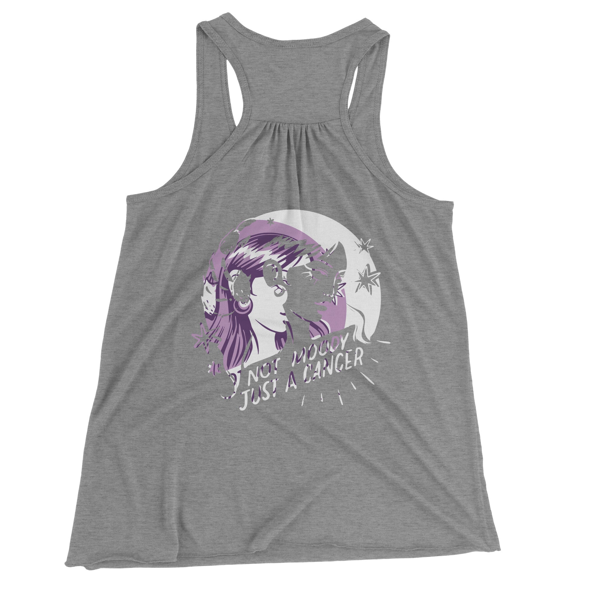 Cancer BELLA FLOWY RACEBACK TANK