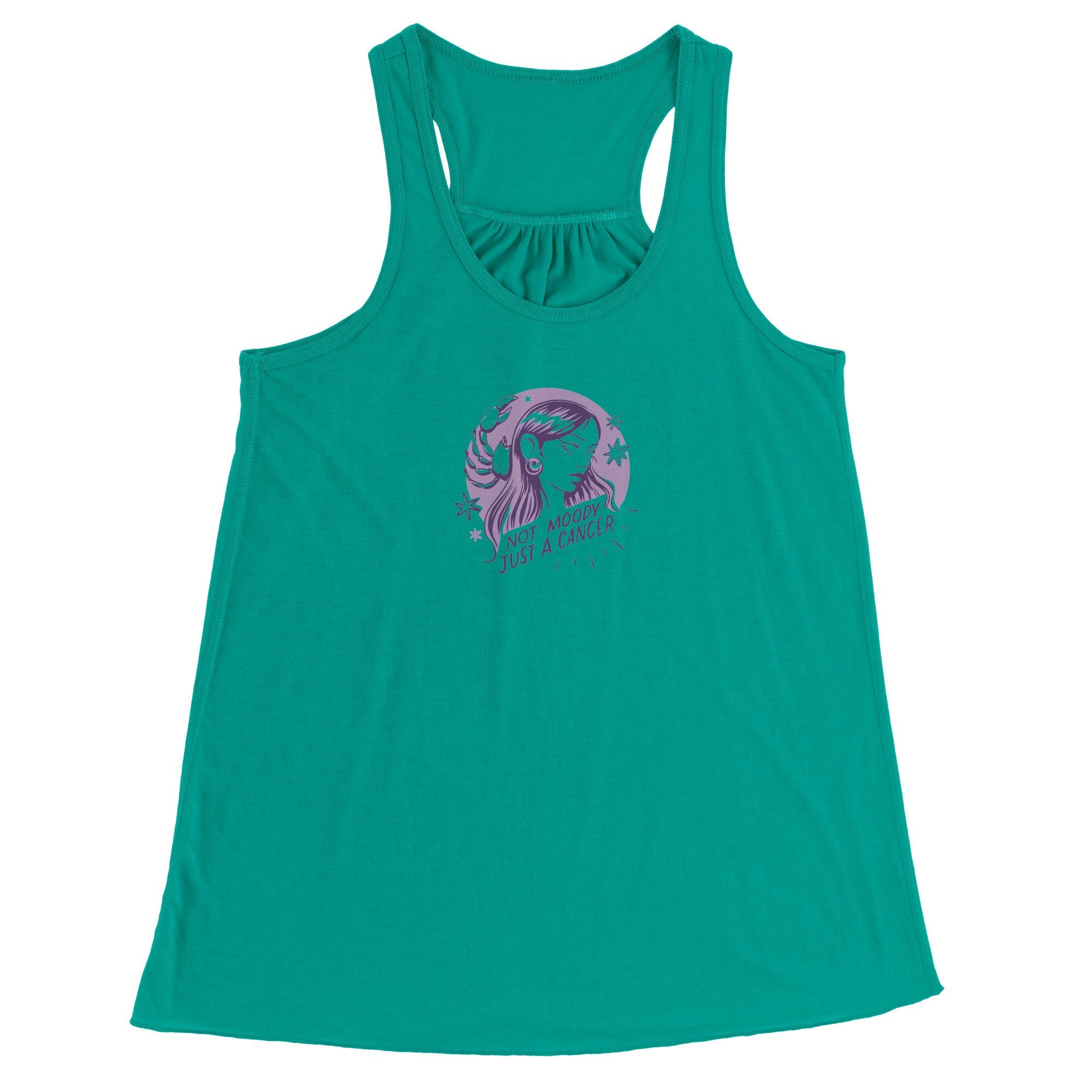 Cancer BELLA FLOWY RACEBACK TANK