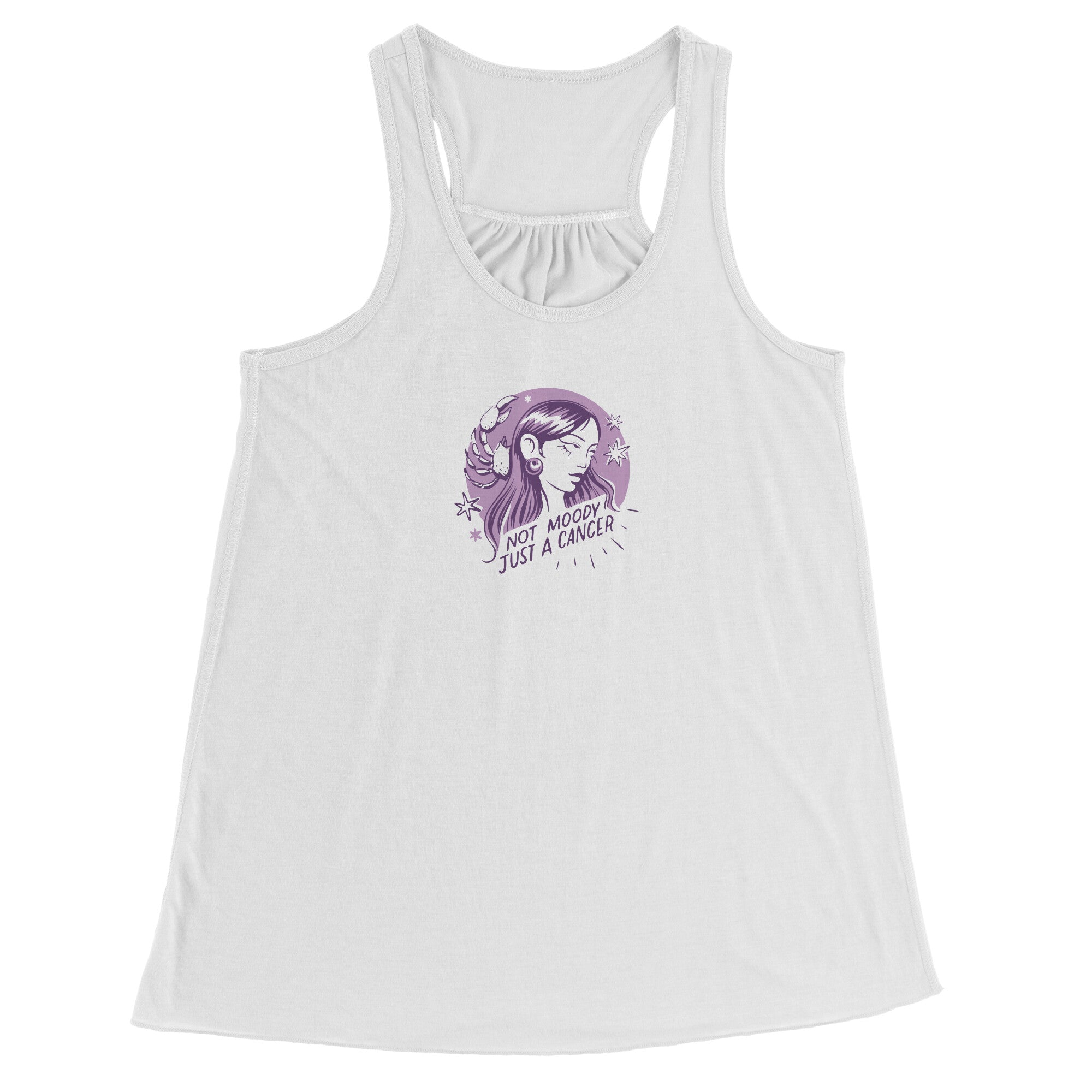 Cancer BELLA FLOWY RACEBACK TANK