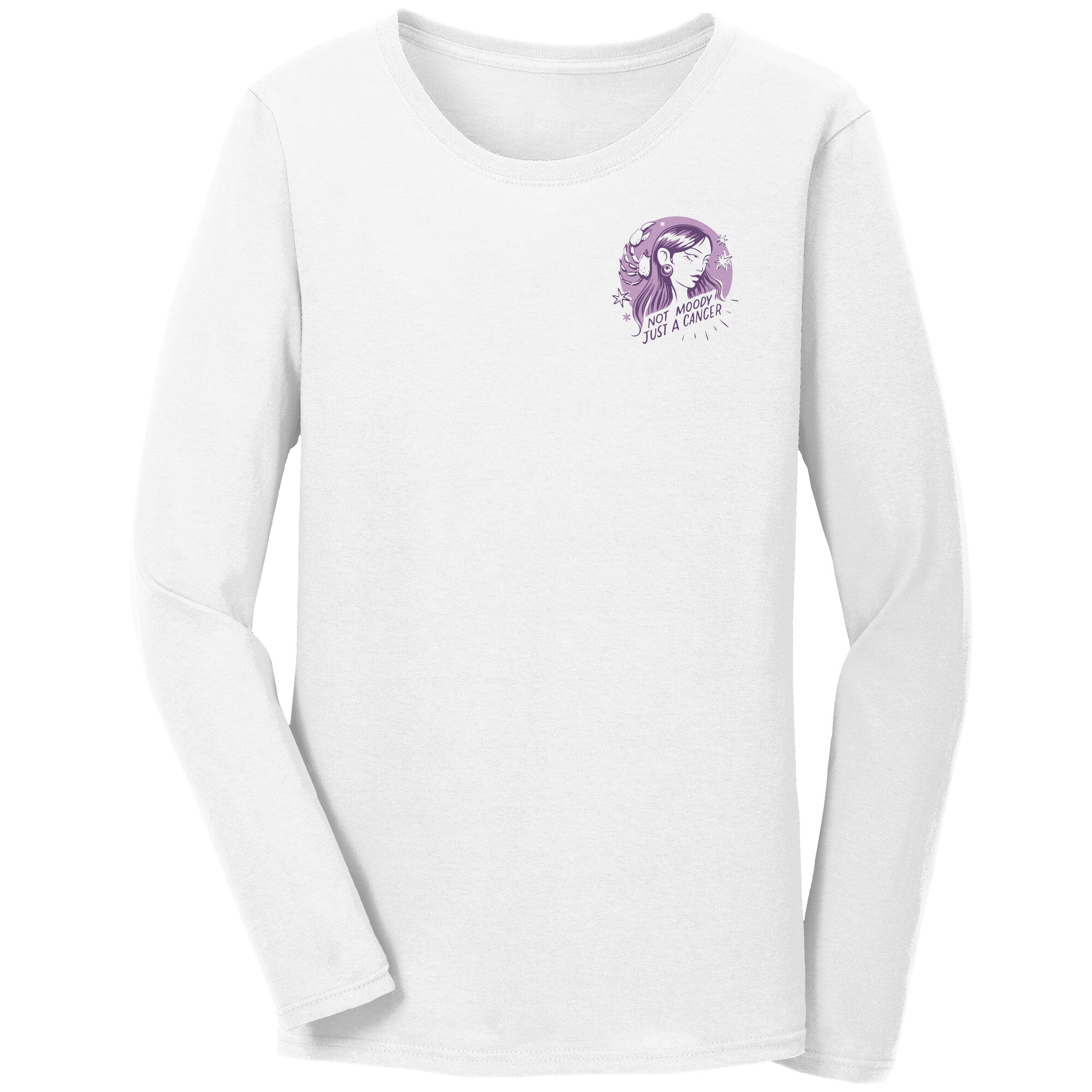 Cancer BELLA LADIES JERSEY LONG-SLEEVE T-SHIRT