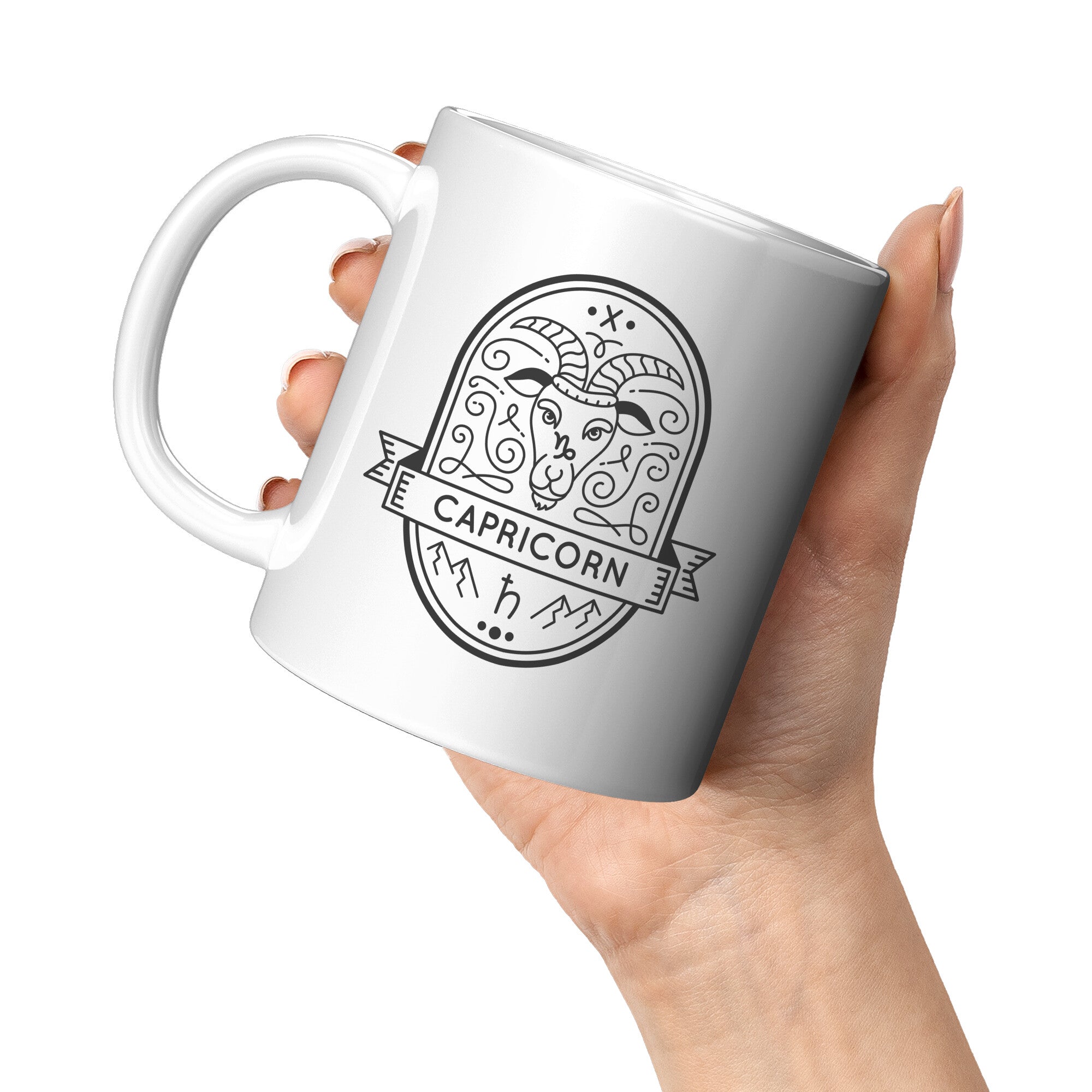 Capricorn 11oz White Mug