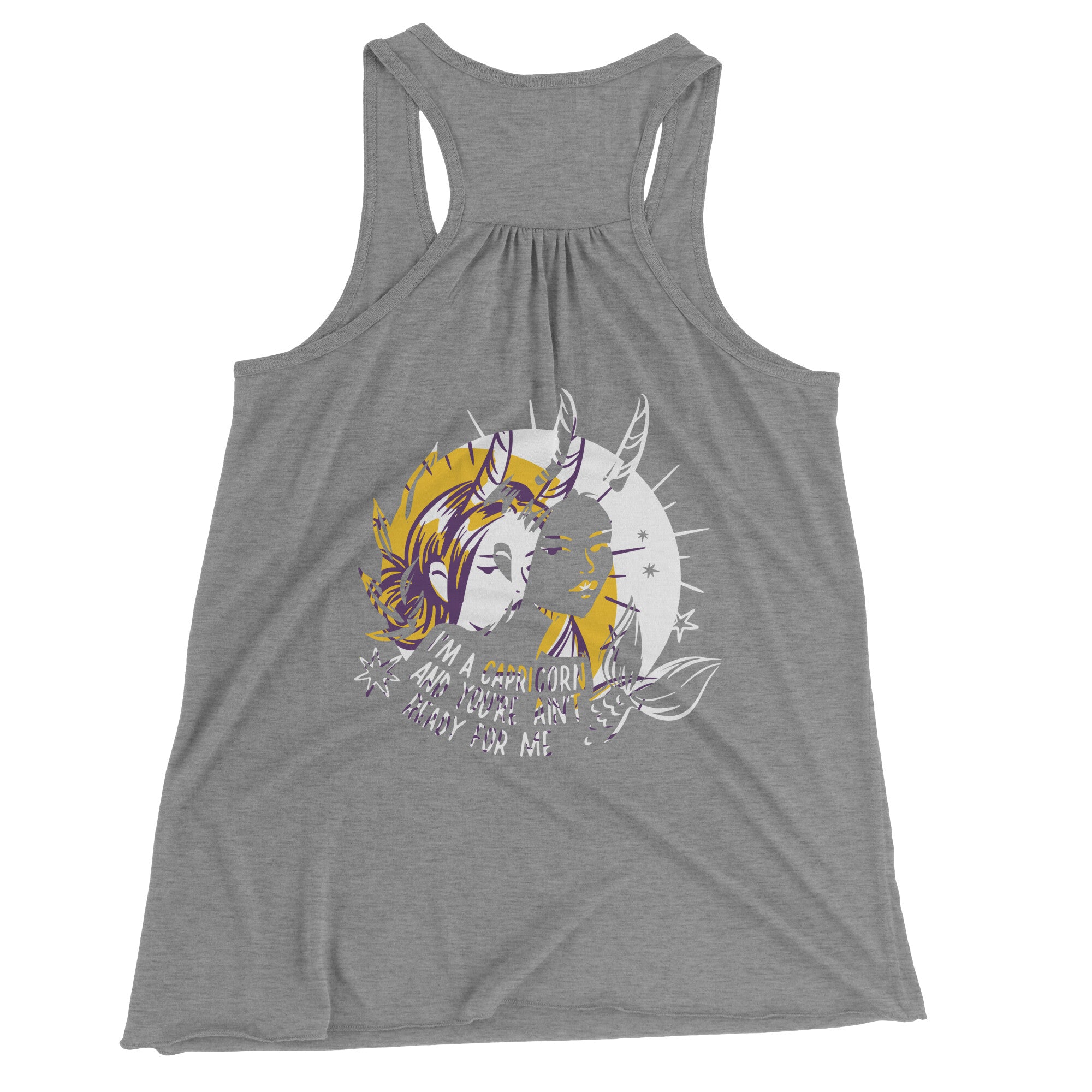 Capricorn BELLA FLOWY RACEBACK TANK
