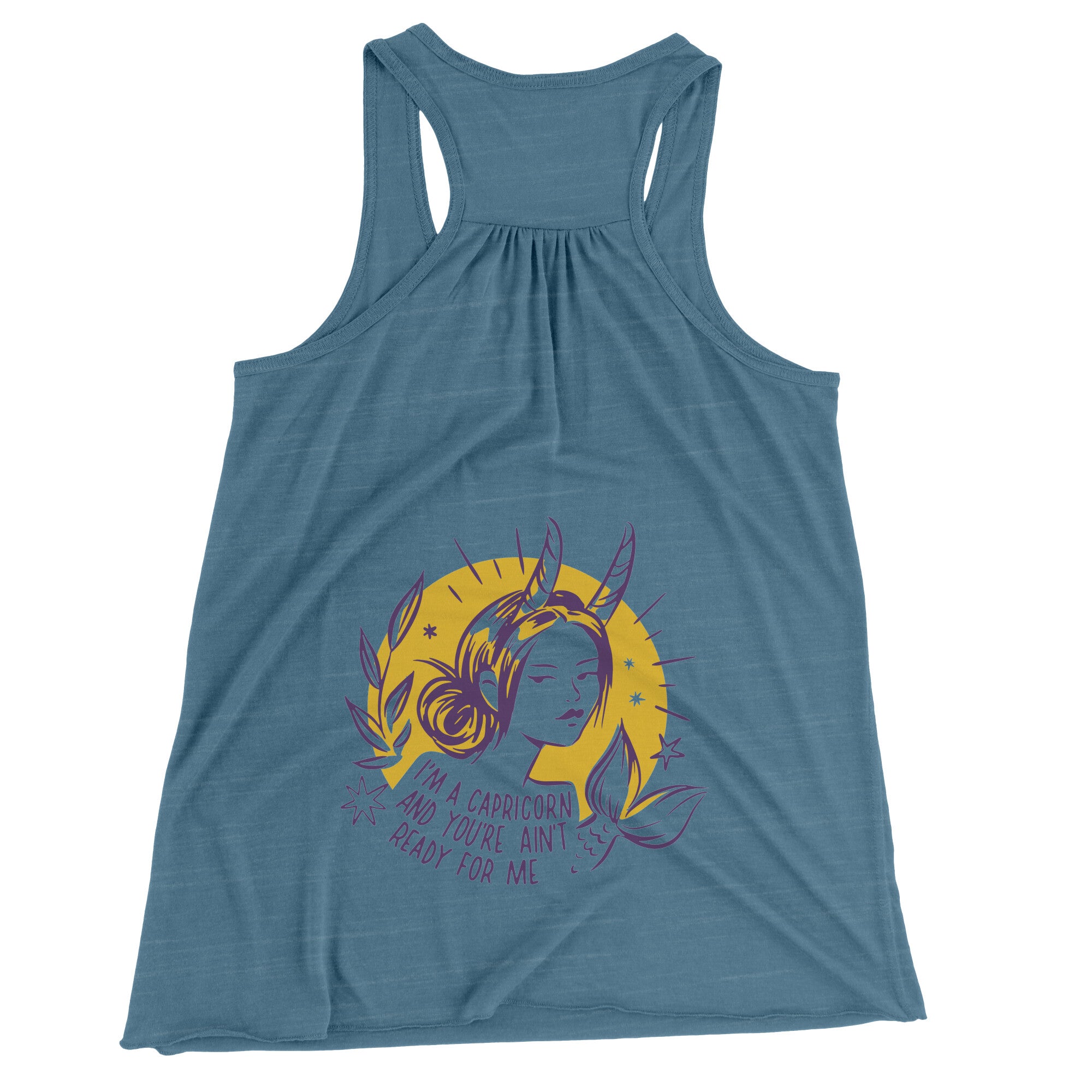 Capricorn BELLA FLOWY RACEBACK TANK