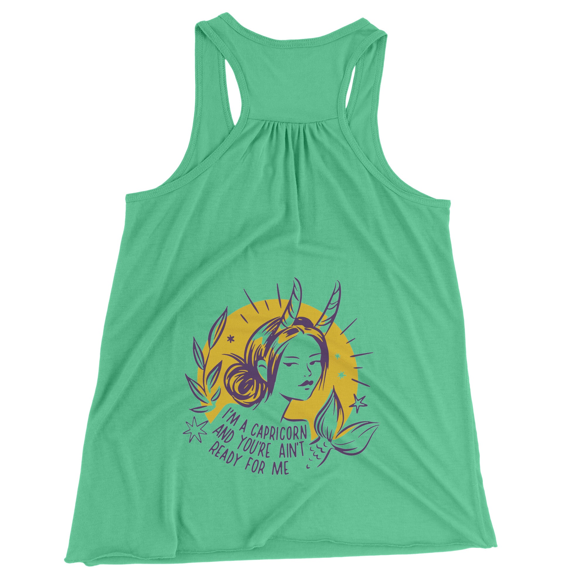 Capricorn BELLA FLOWY RACEBACK TANK